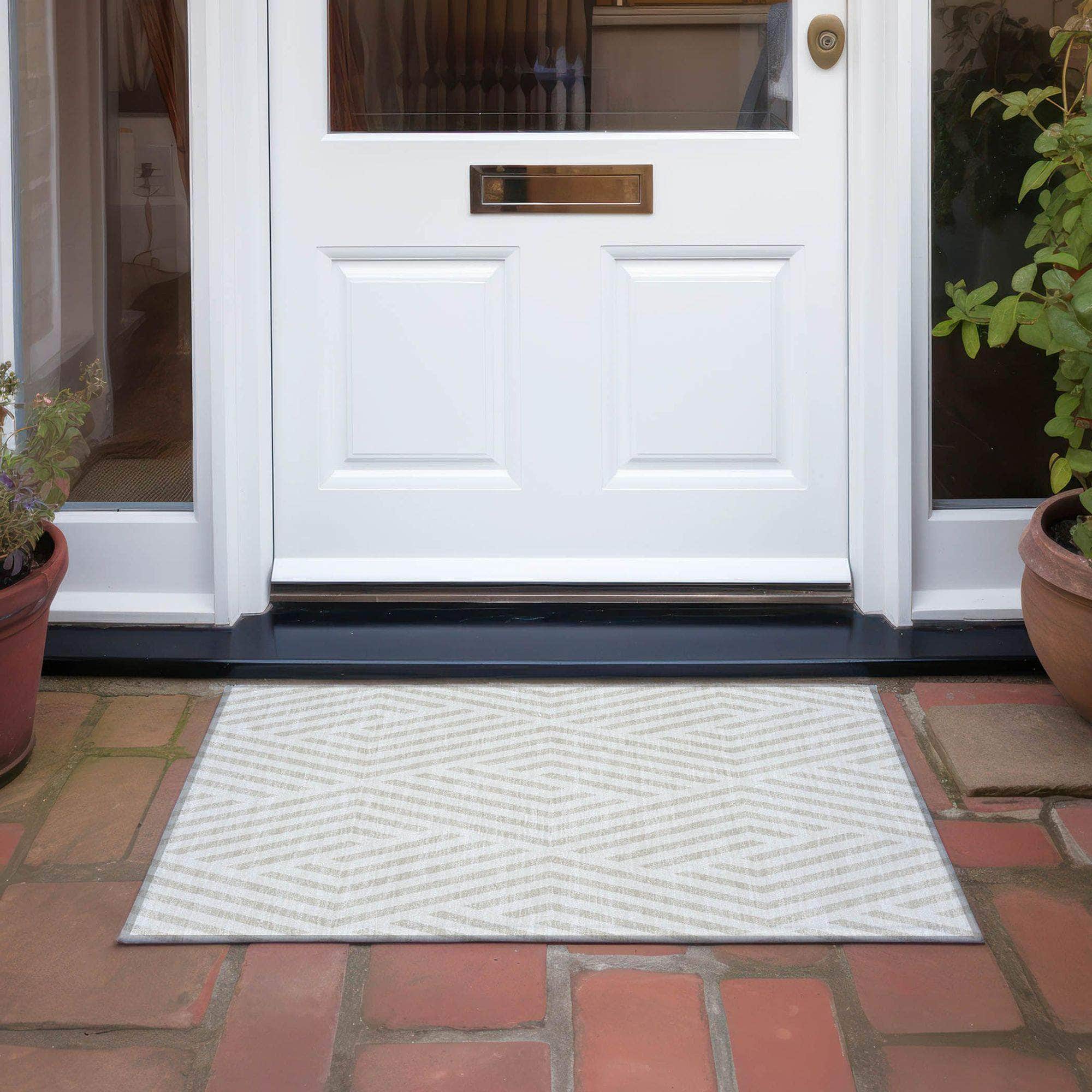 Machine Made ACN550 Ivory Rugs