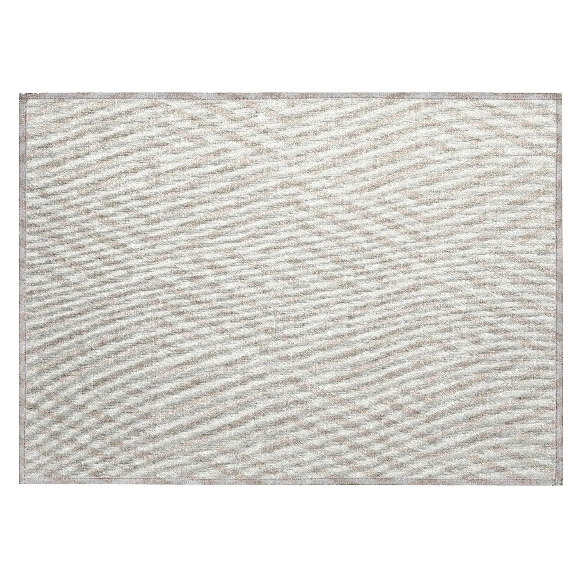 Machine Made ACN550 Ivory Rugs