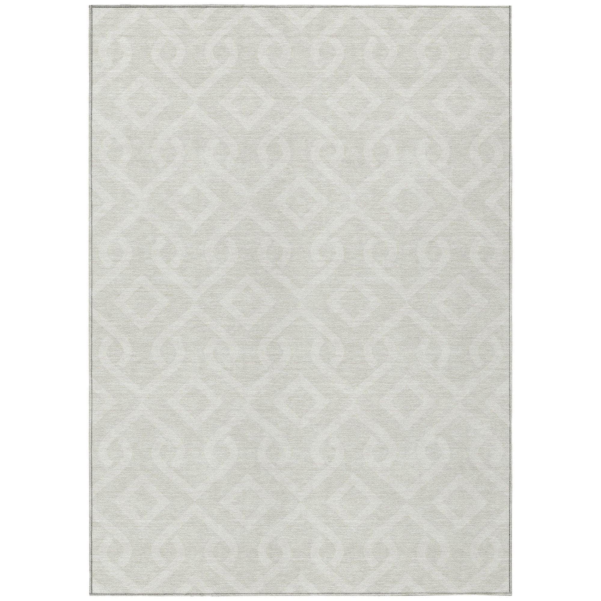 Machine Made ACN621 Ivory Rugs