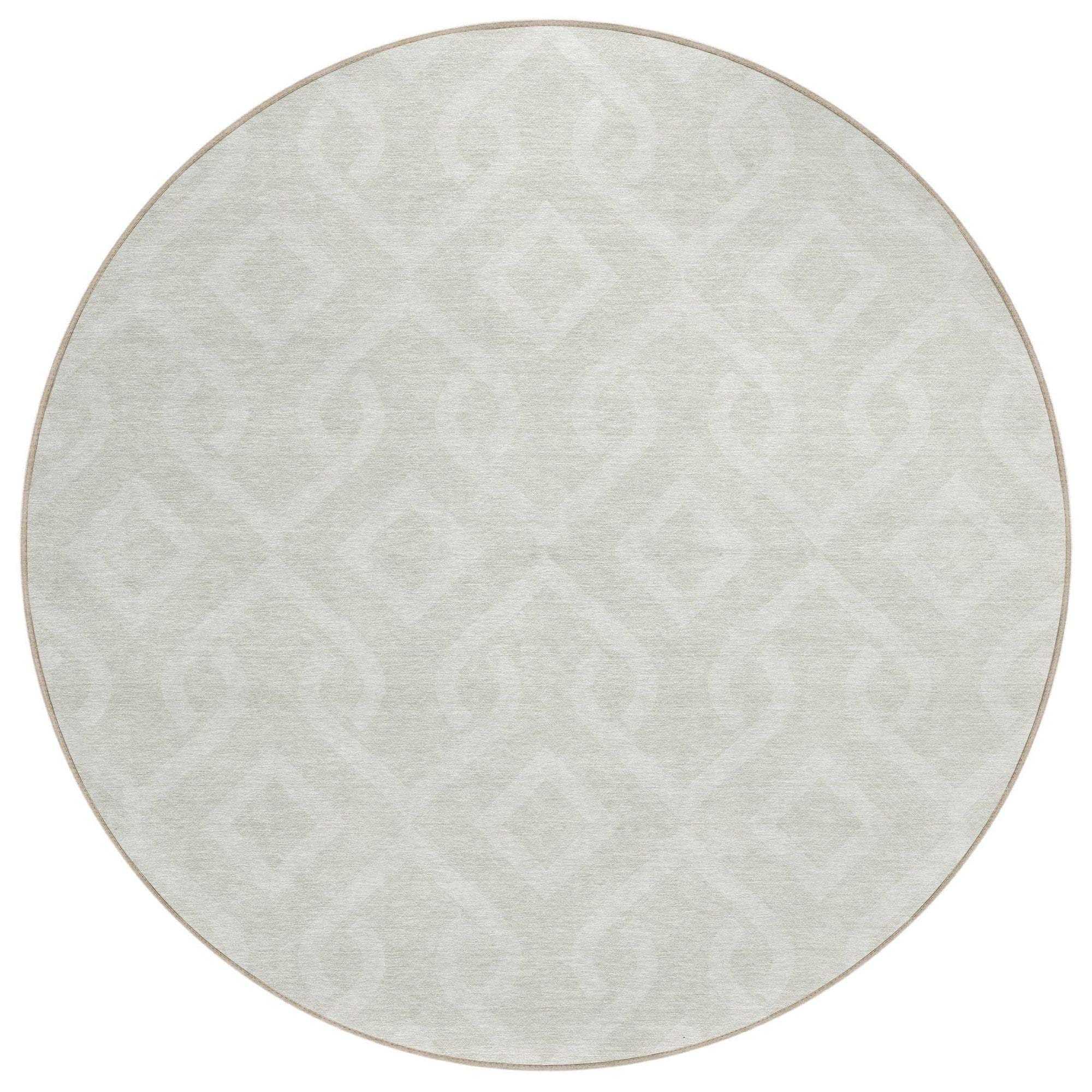 Machine Made ACN621 Ivory Rugs