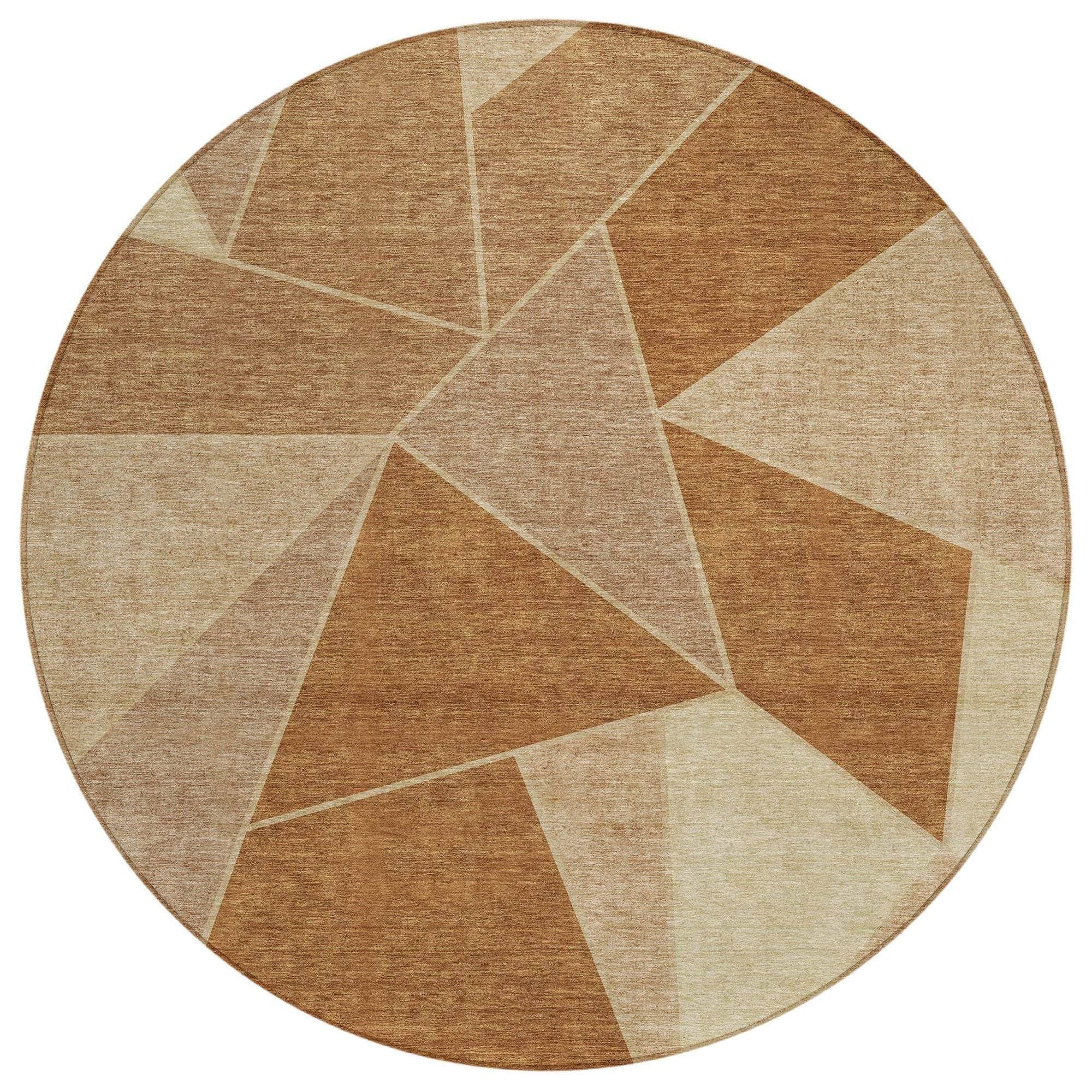 Machine Made ACN636 Paprika Orange Rugs
