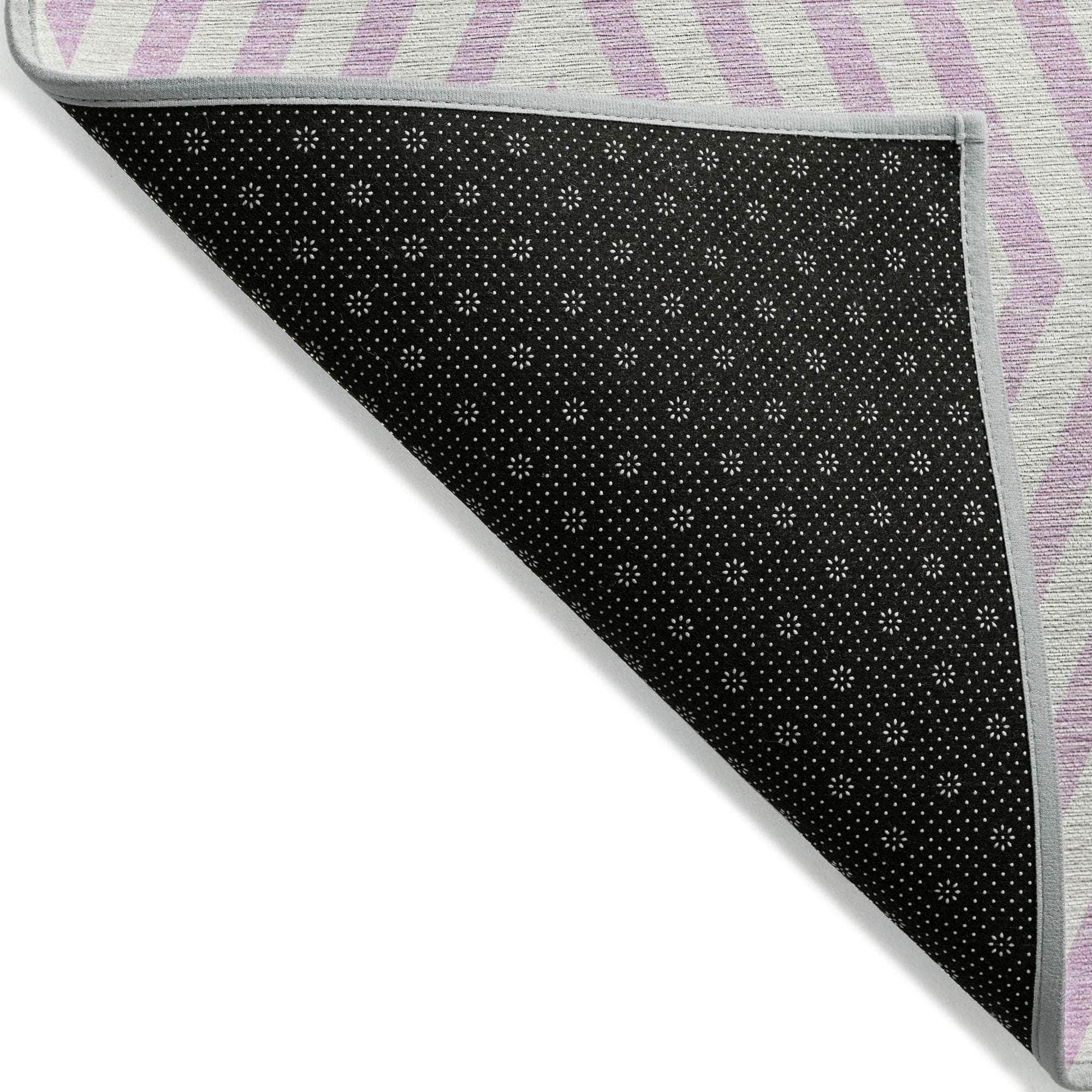 Machine Made ACN550 Pink Rugs
