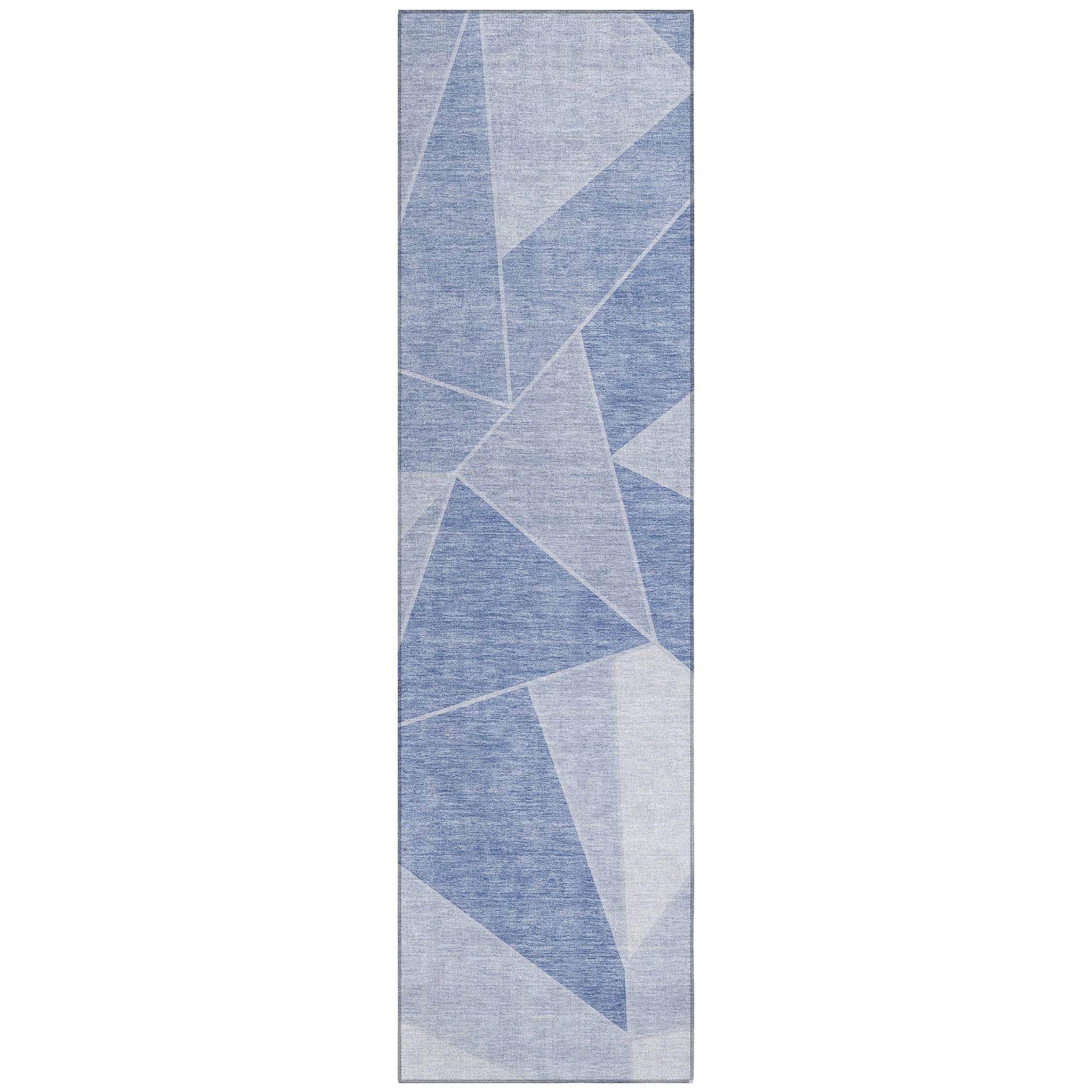 Machine Made ACN636 Sky Blue Rugs