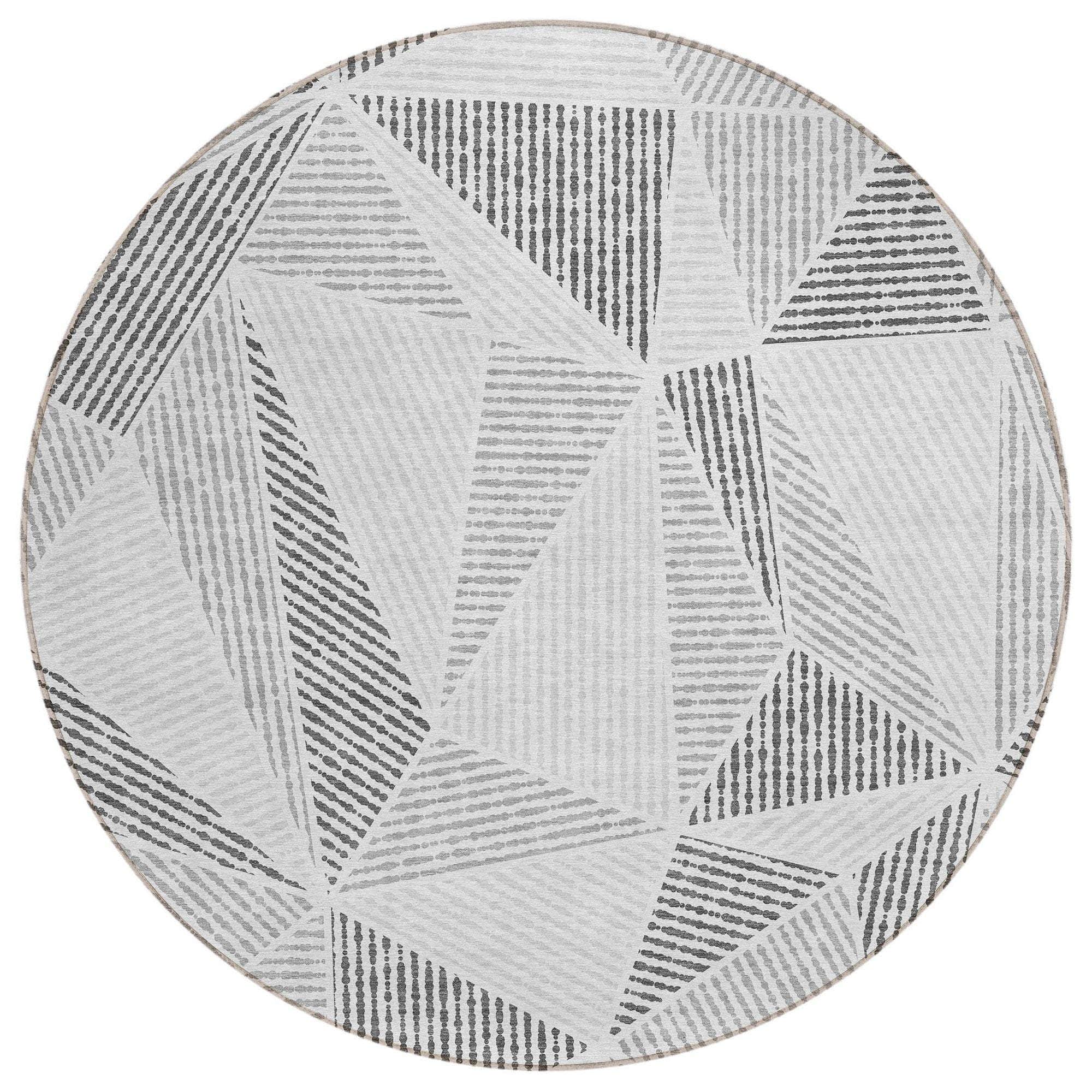 Machine Made ACN618 Gray Rugs