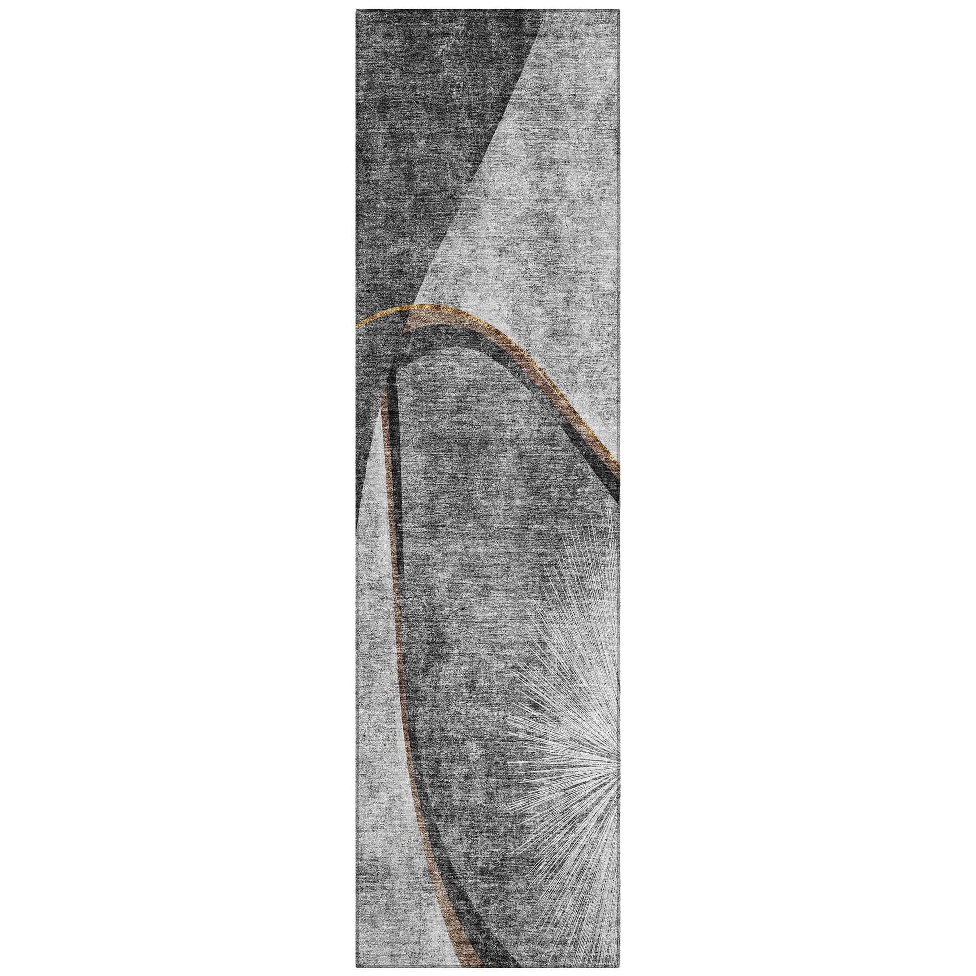 Machine Made ACN701 Gray Rugs