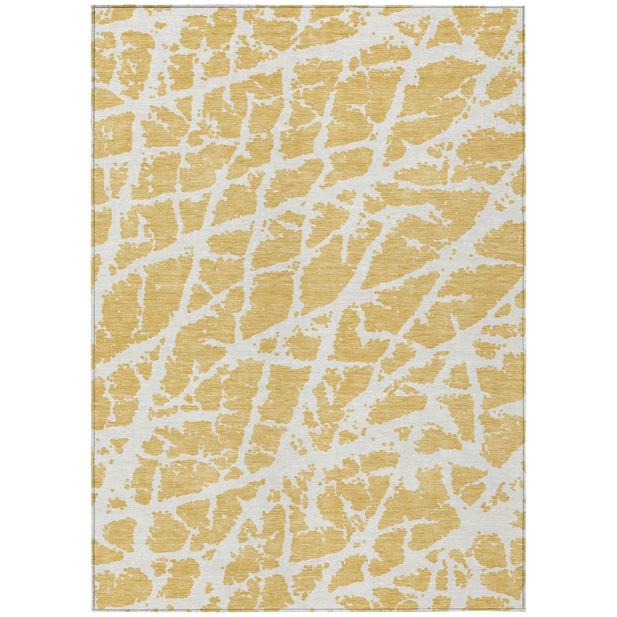 Machine Made ACN501 Gold Rugs