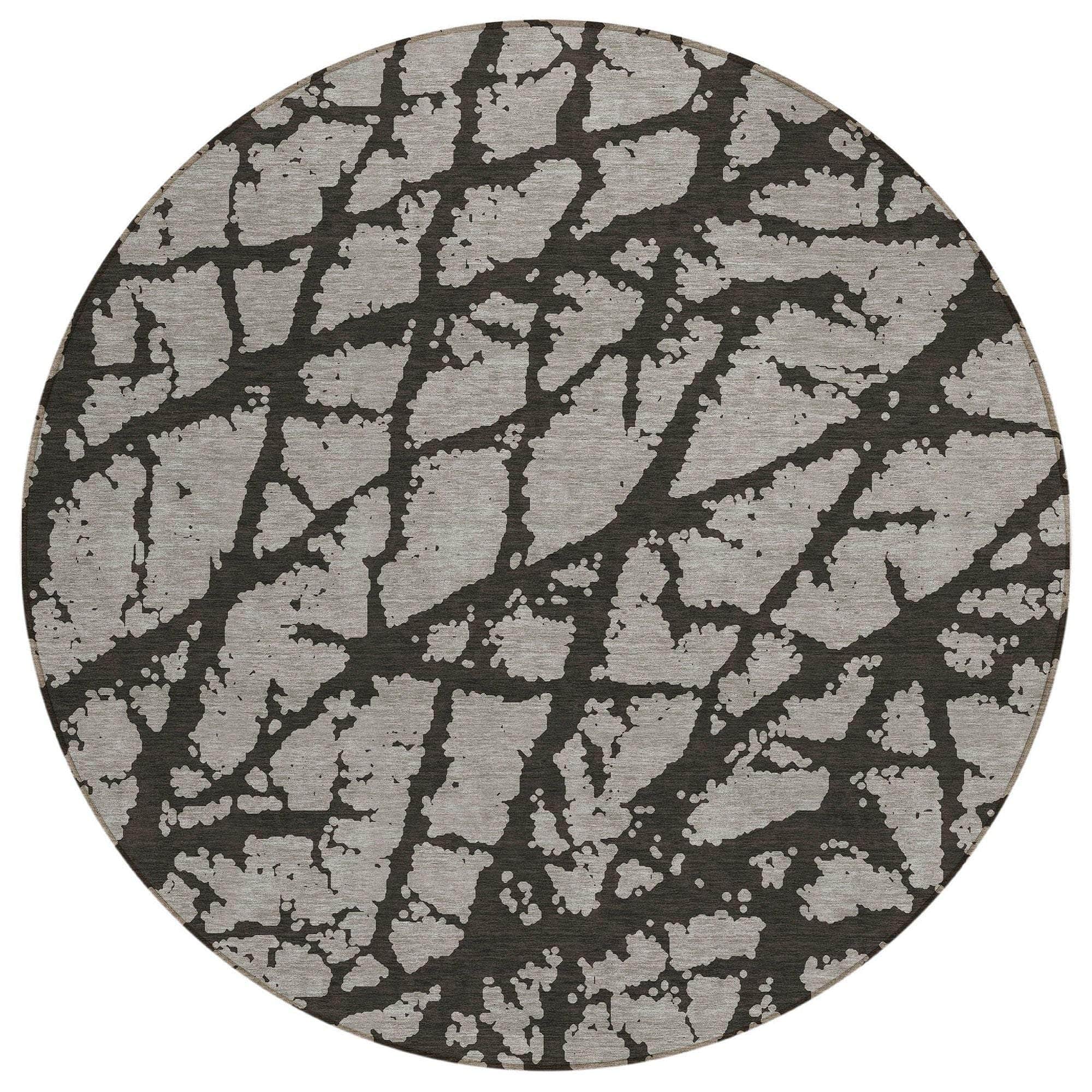 Machine Made ACN501 Gray Rugs