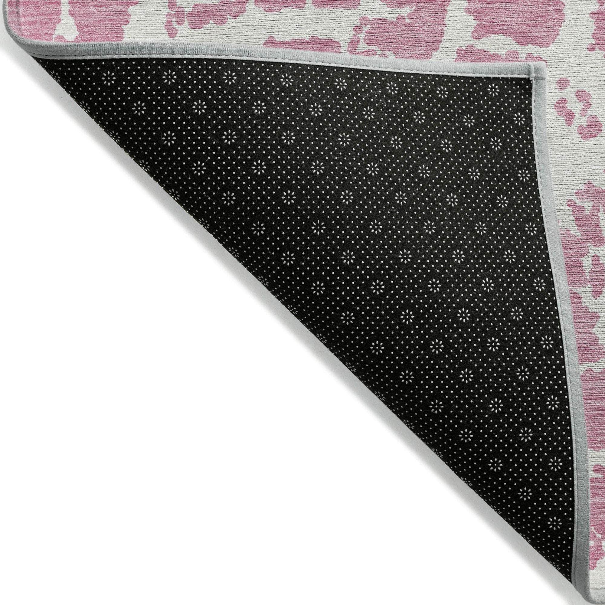 Machine Made ACN501 Pink Rugs