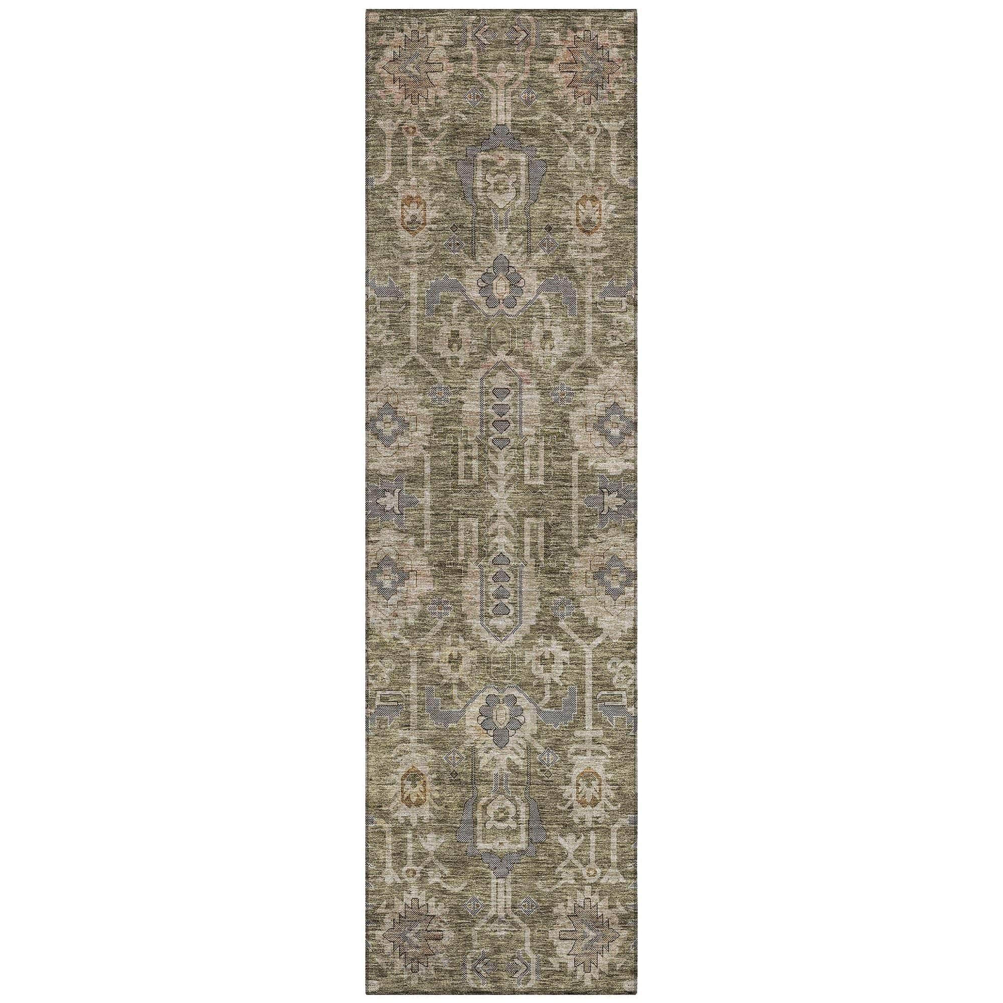 Machine Made ACN697 Brown Rugs