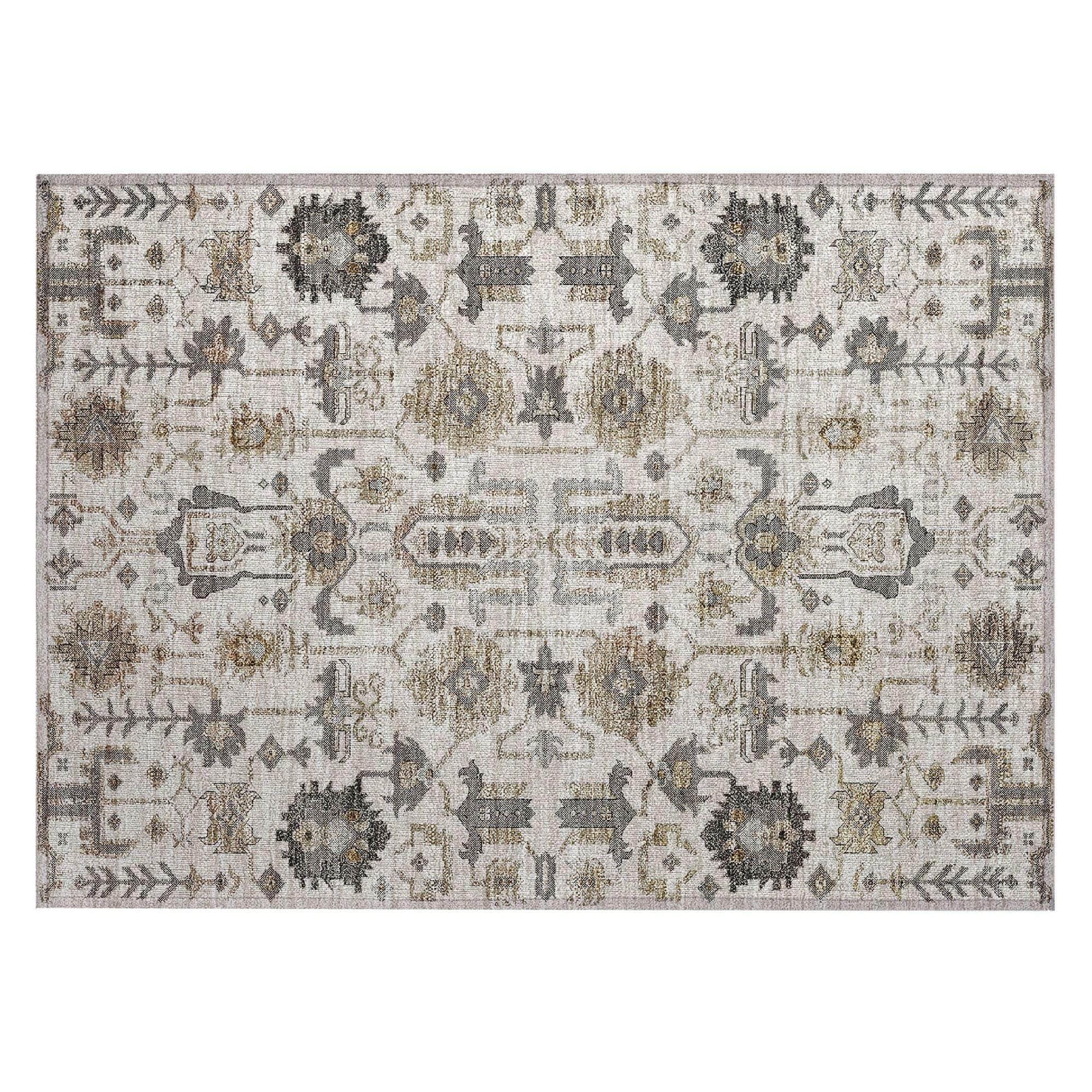 Machine Made ACN697 Ivory Rugs