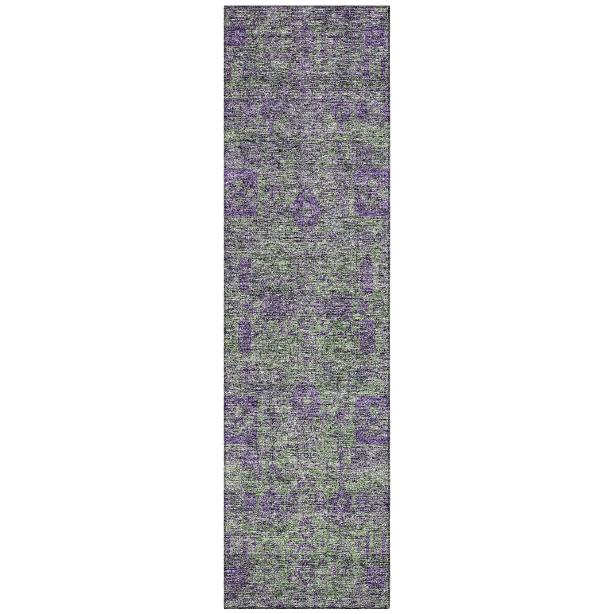 Machine Made ACN637 Fern Green Rugs