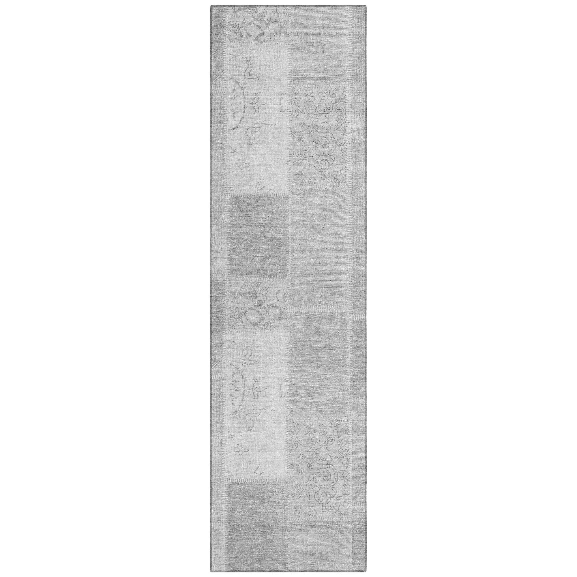 Machine Made ACN631 Silver Gray Rugs