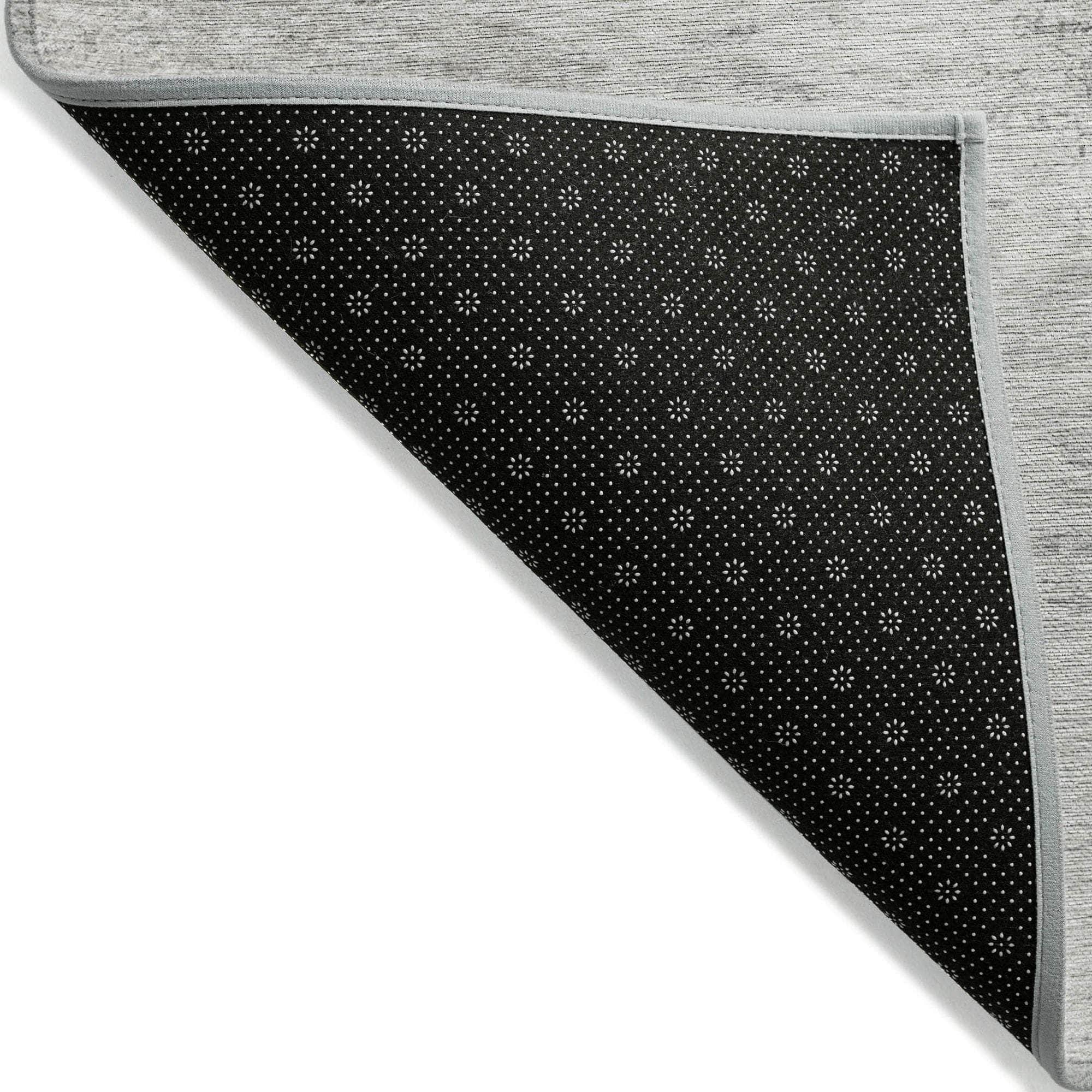 Machine Made ACN592 Silver Gray Rugs