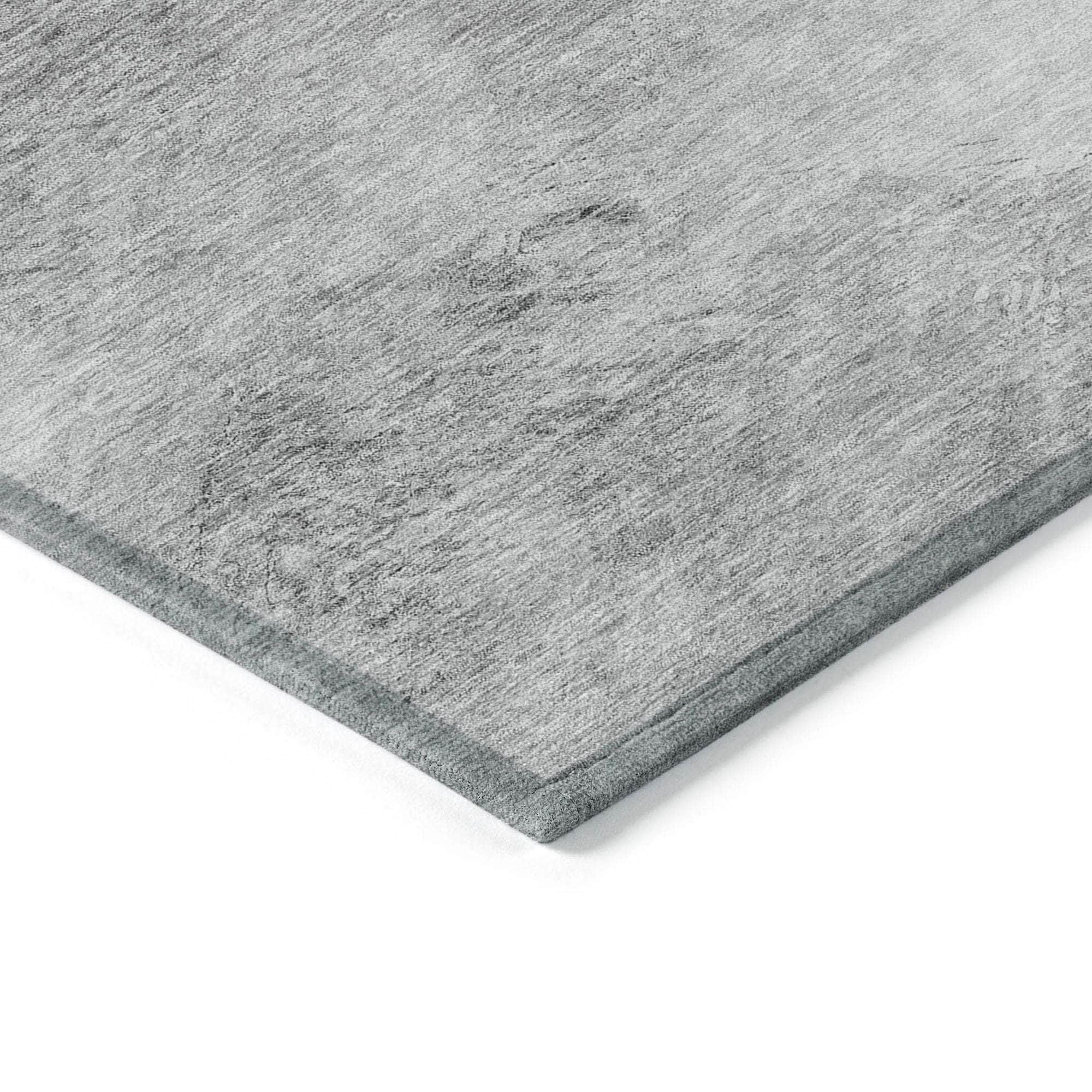 Machine Made ACN590 Silver Gray Rugs