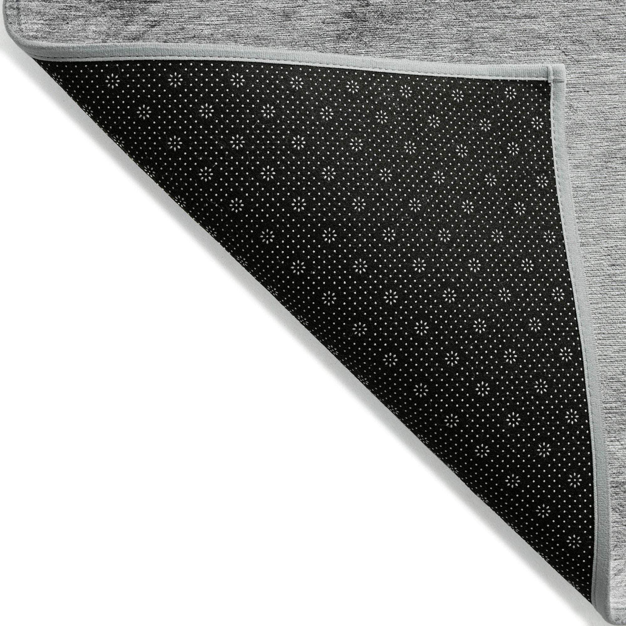 Machine Made ACN590 Silver Gray Rugs
