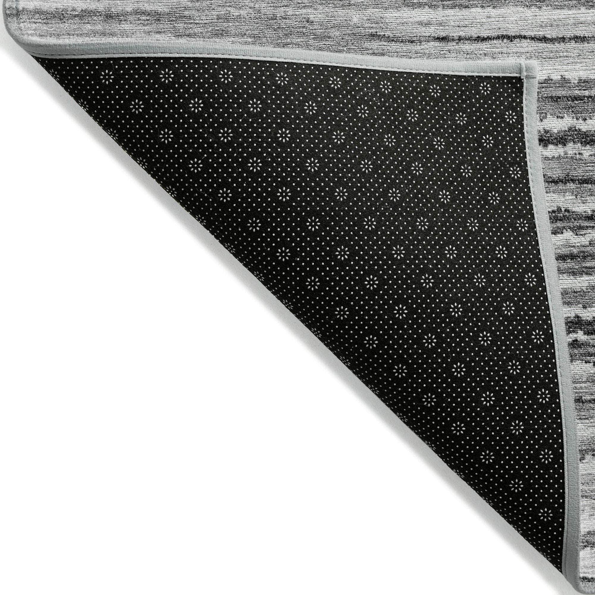 Machine Made ACN604 Silver Gray Rugs