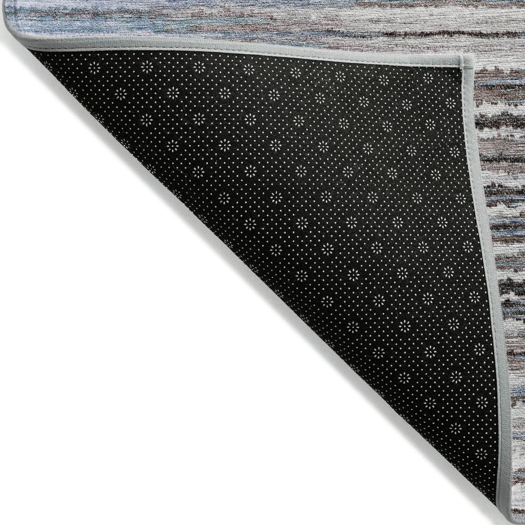 Machine Made ACN604 Sky Blue Rugs