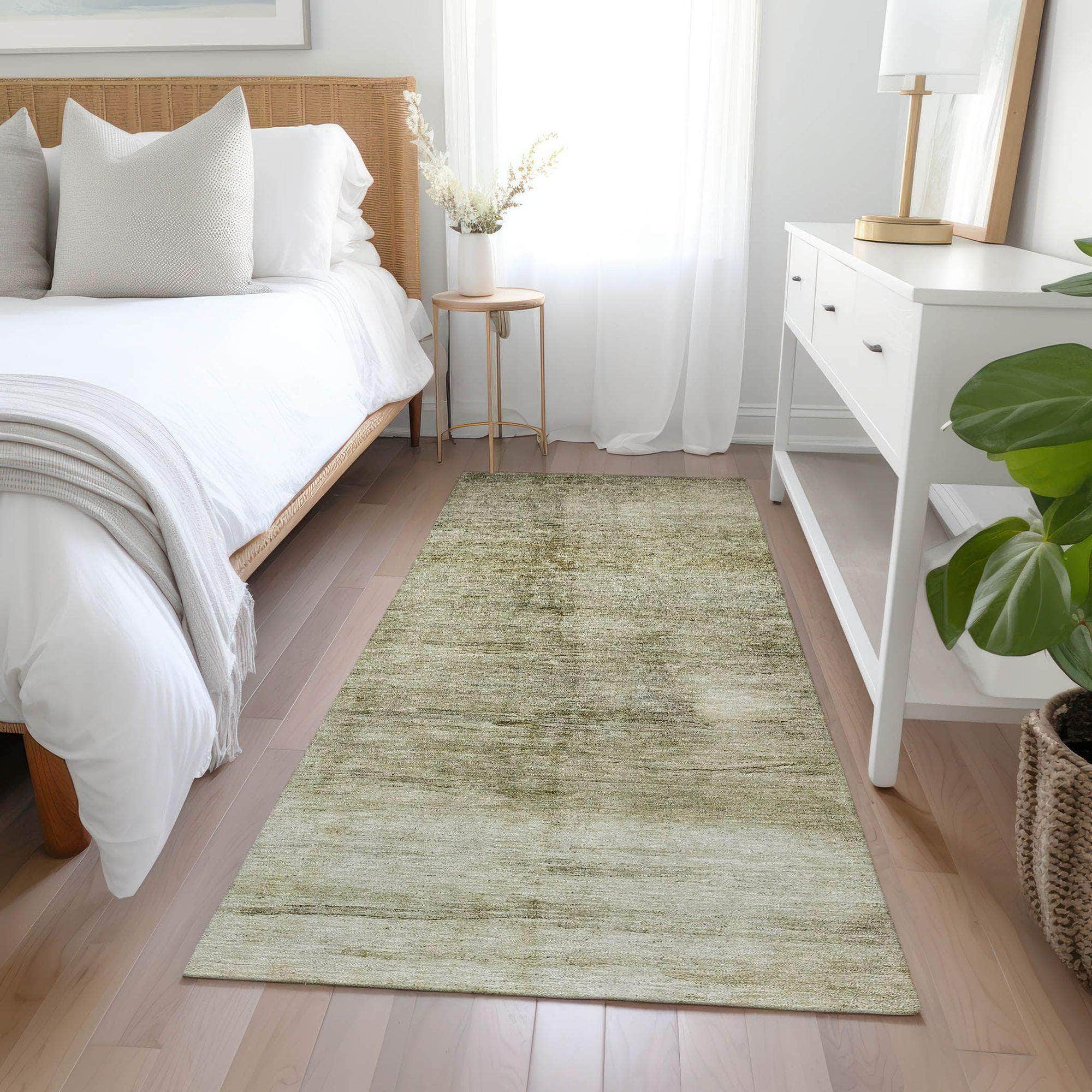 Machine Made ACN608 Taupe Brown Rugs