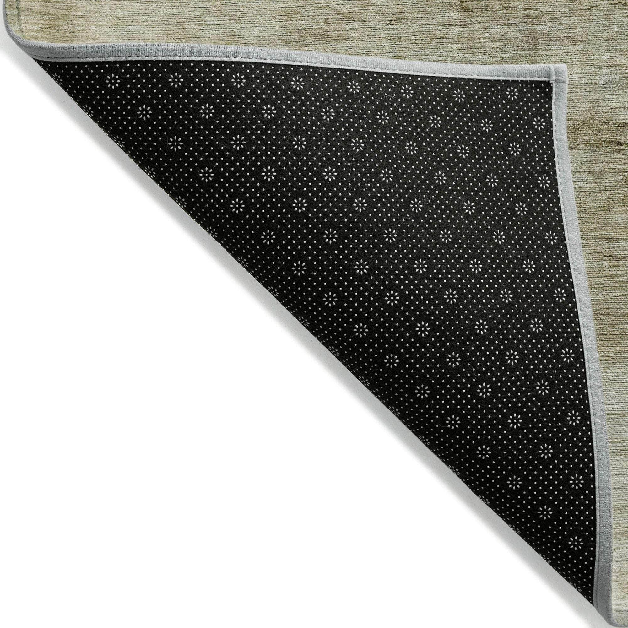 Machine Made ACN608 Taupe Brown Rugs