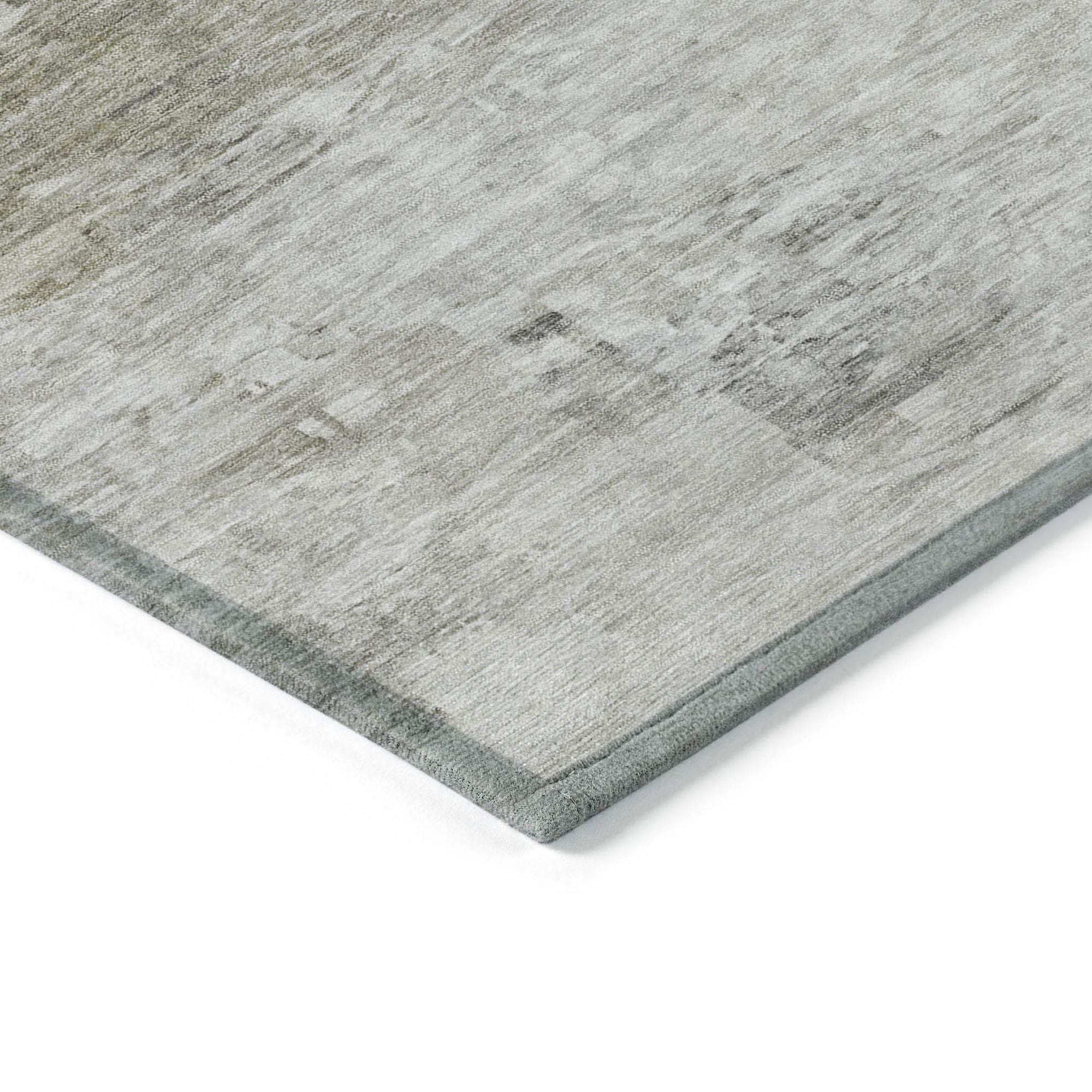 Machine Made ACN595 Taupe Brown Rugs