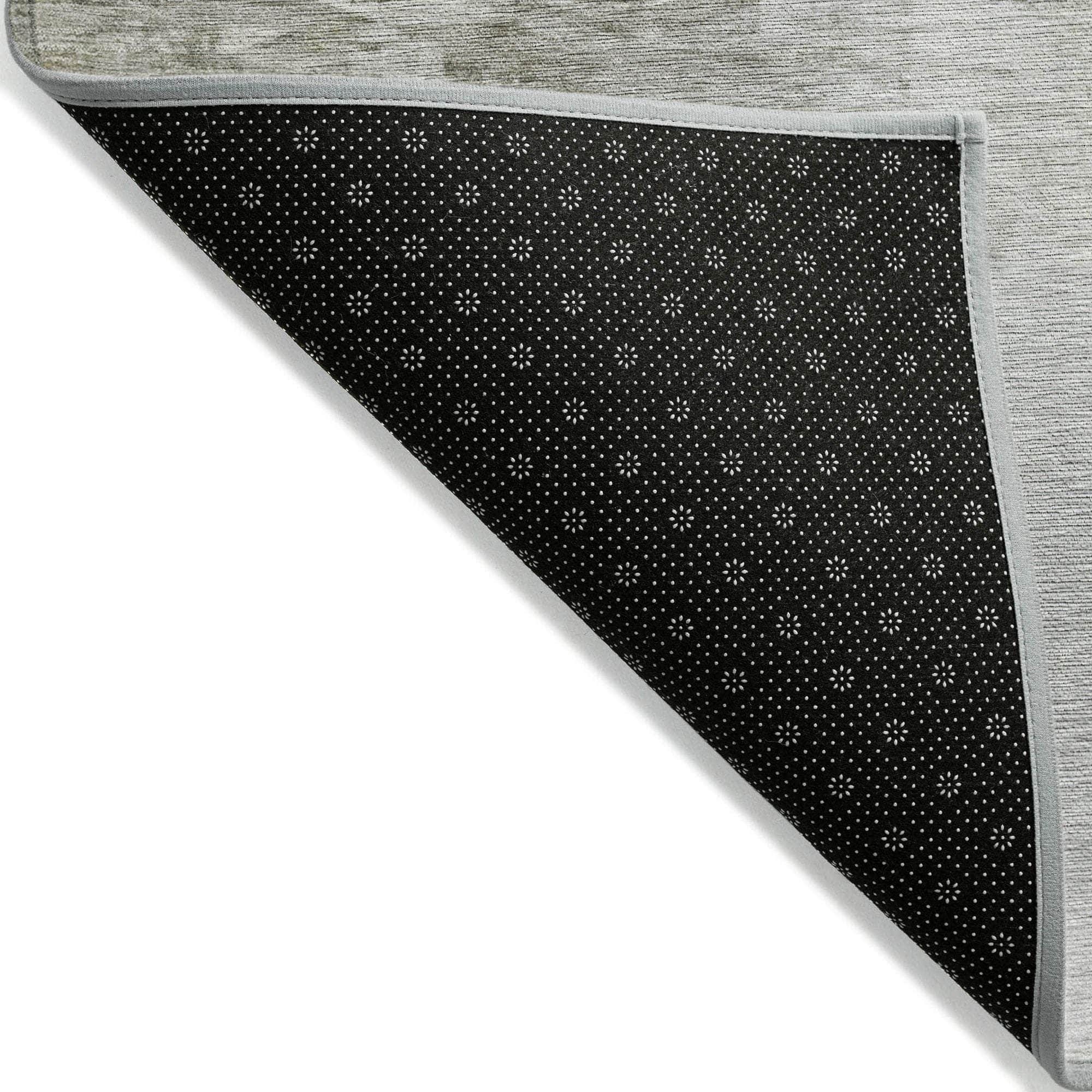 Machine Made ACN595 Taupe Brown Rugs