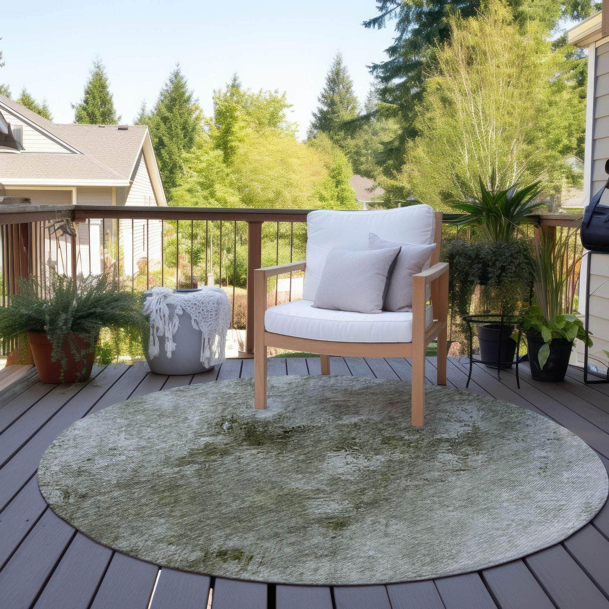 Machine Made ACN590 Taupe Brown Rugs