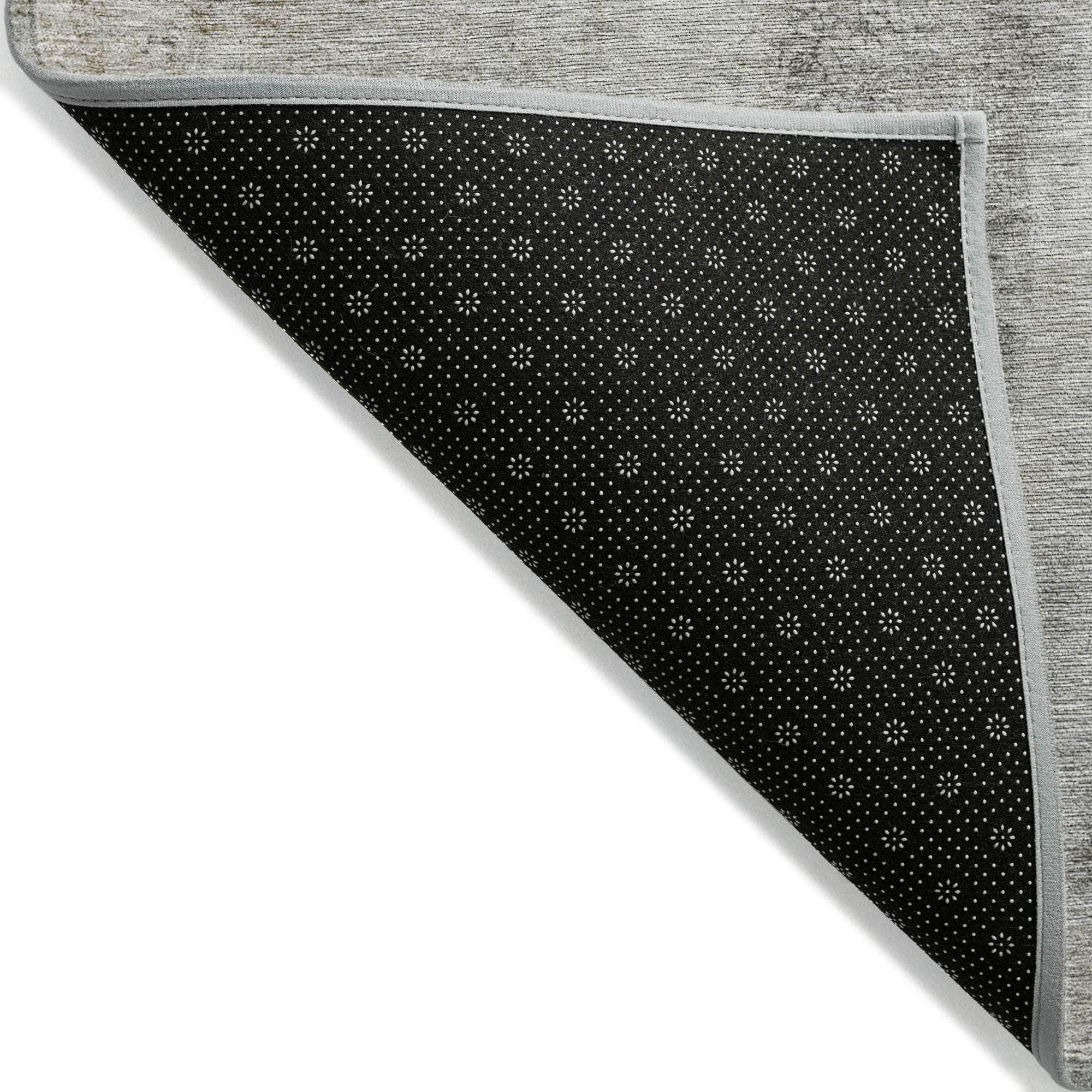 Machine Made ACN605 Taupe Brown Rugs