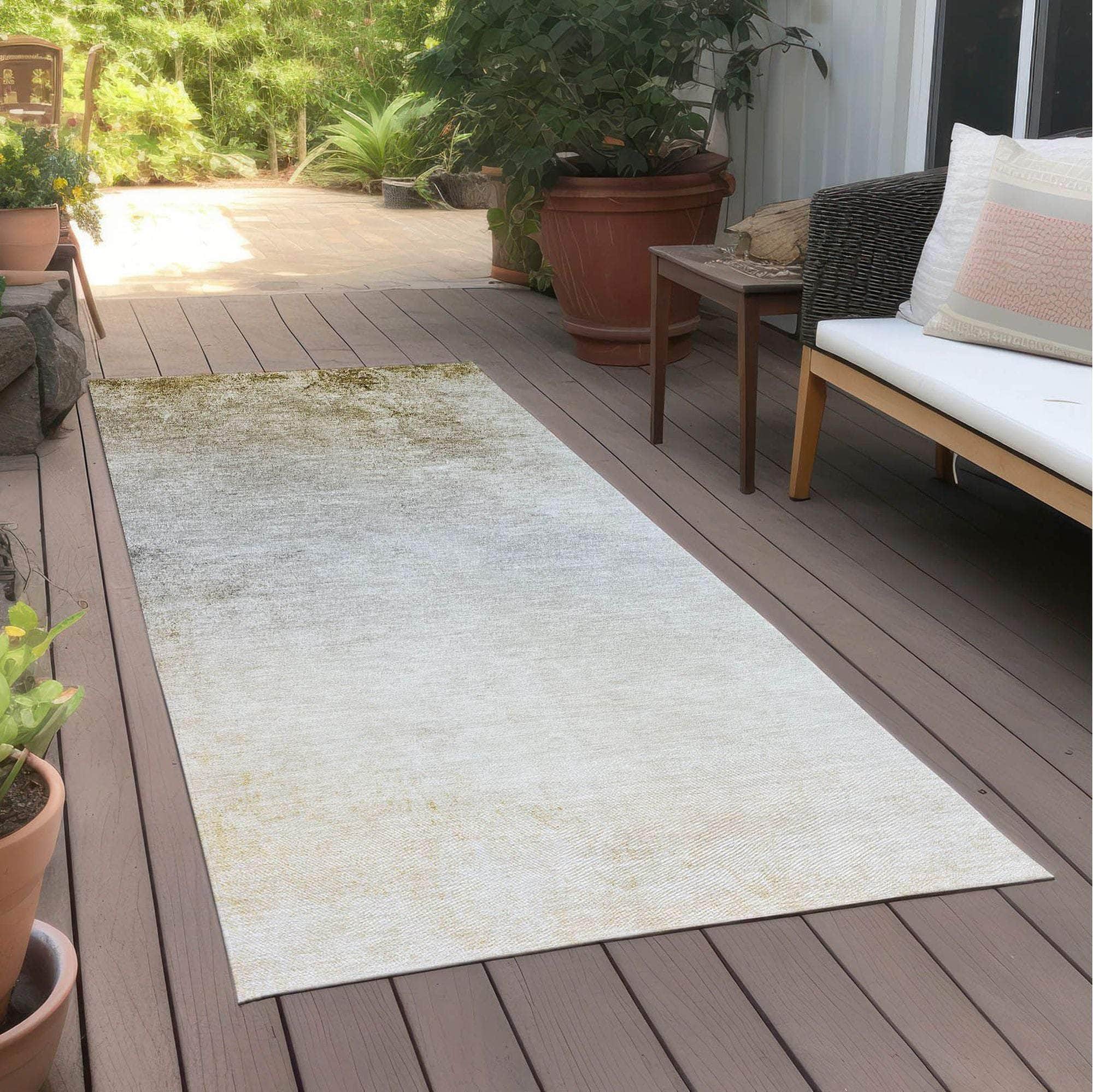 Machine Made ACN601 Taupe Brown Rugs