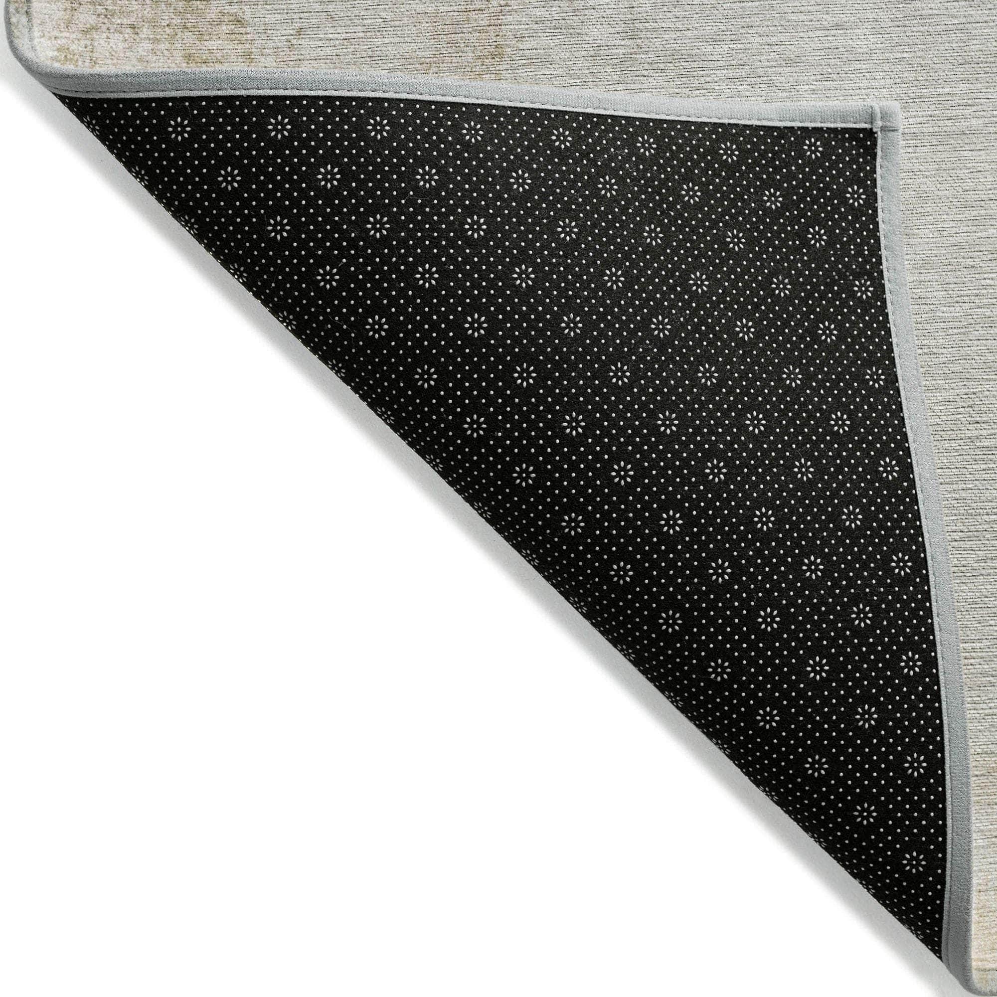 Machine Made ACN601 Taupe Brown Rugs