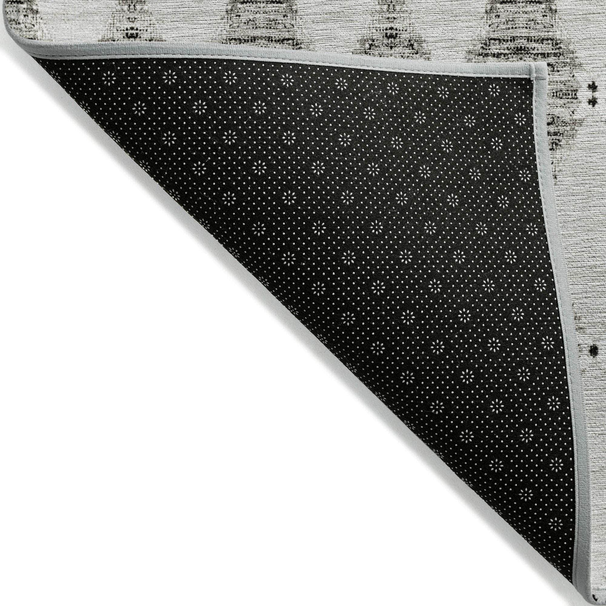 Machine Made ACN610 Taupe Brown Rugs