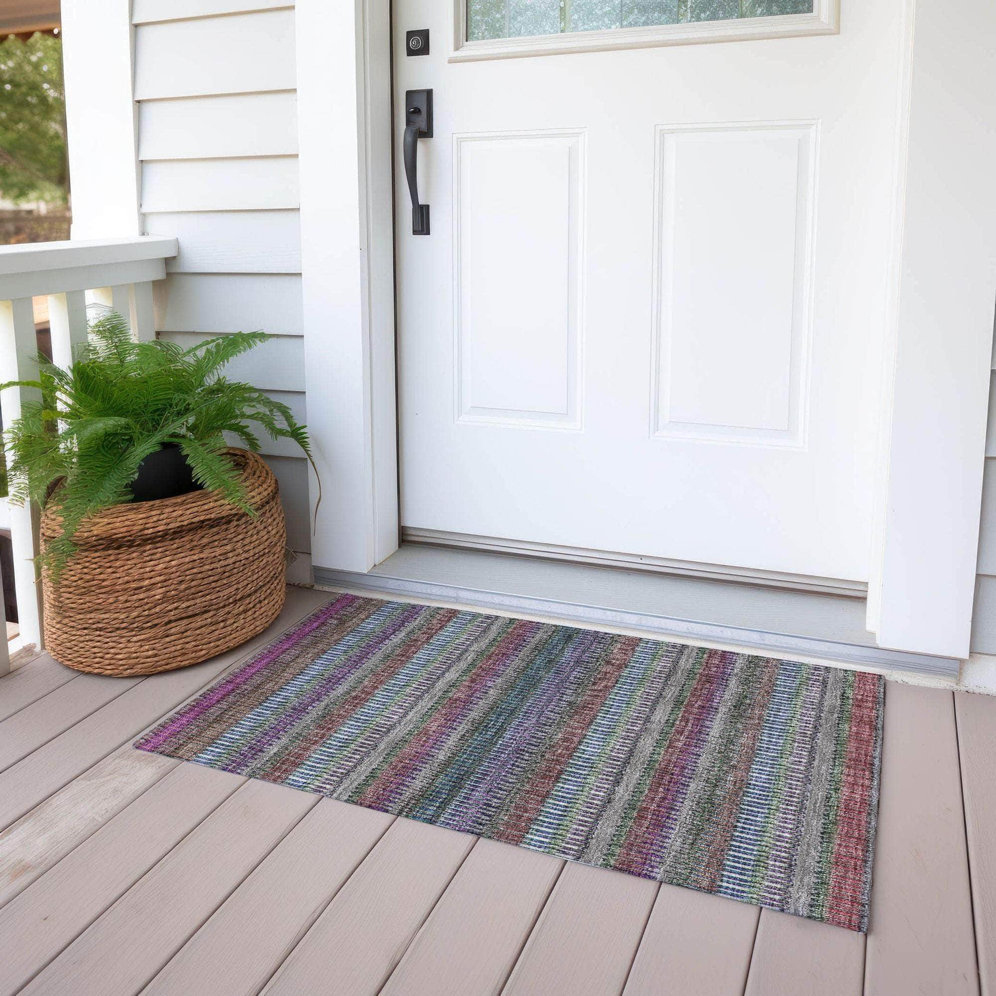 Machine Made ACN589 Taupe Brown Rugs