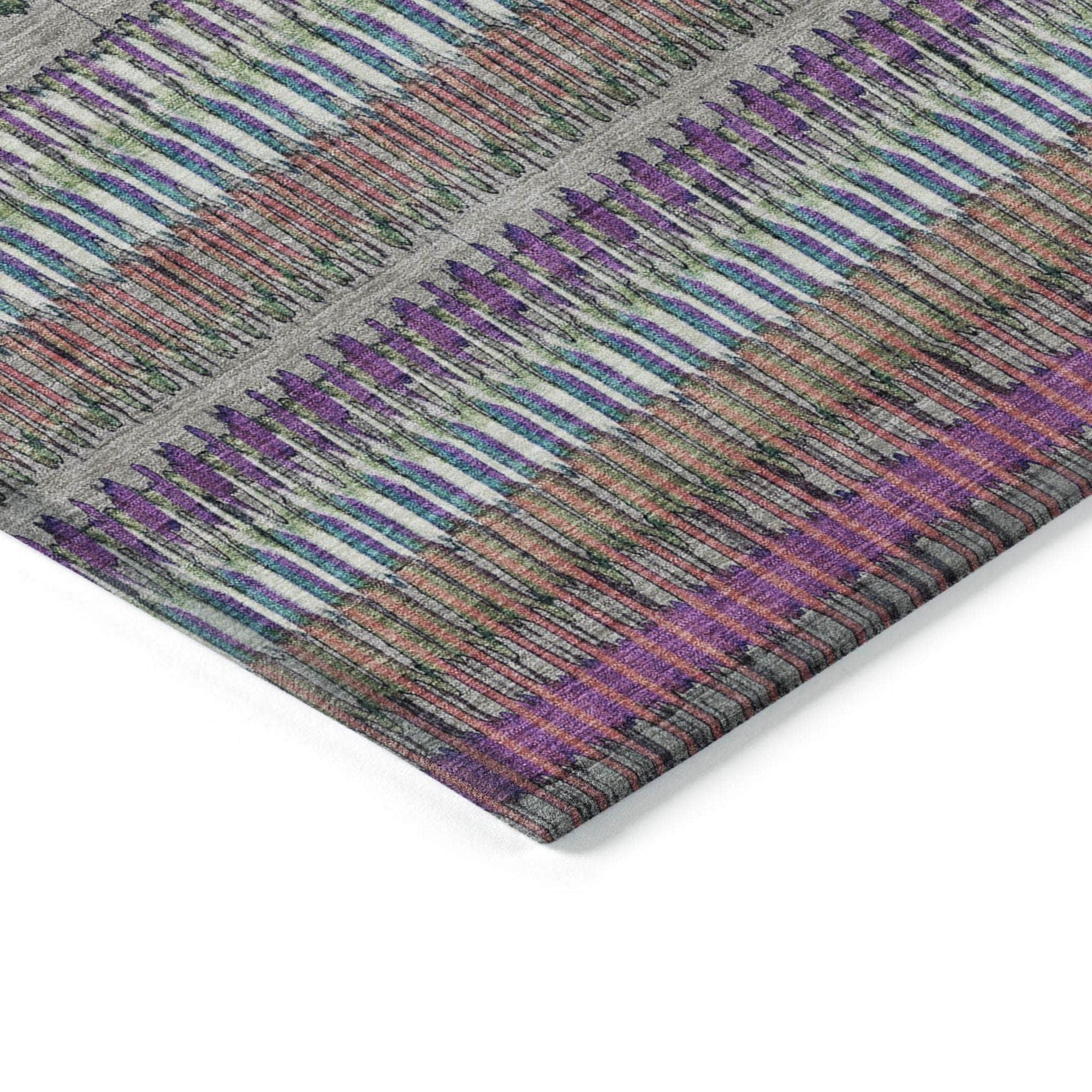 Machine Made ACN589 Taupe Brown Rugs