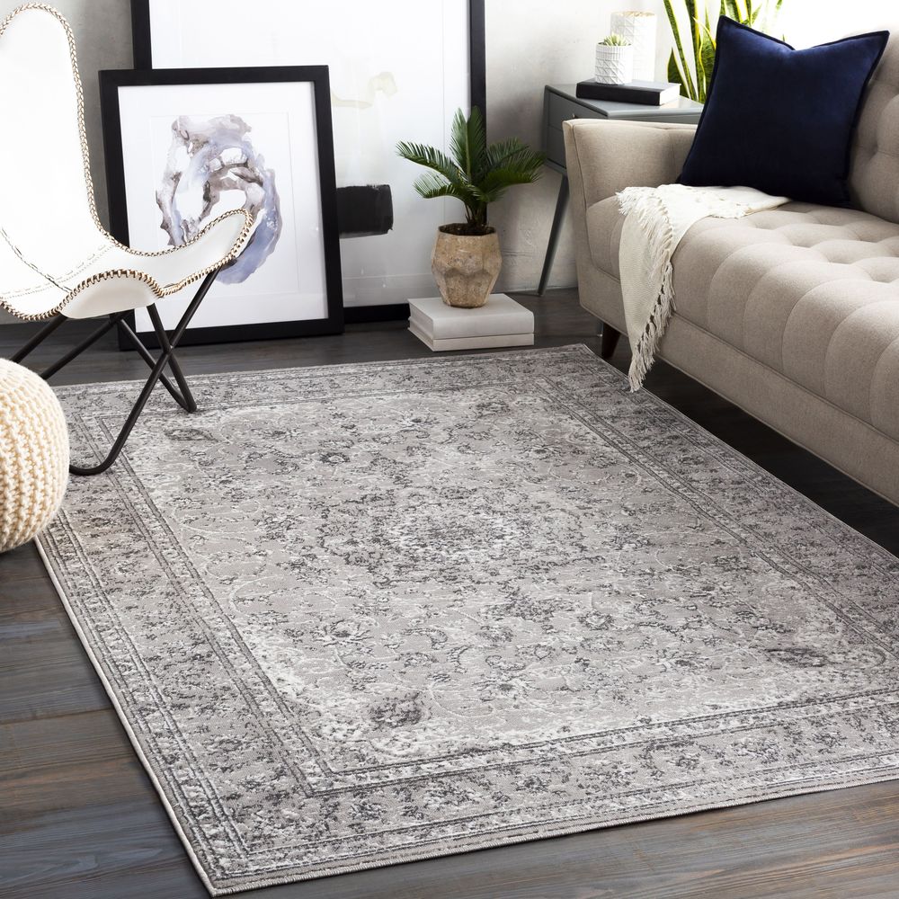 Monte Carlo MNC-2321 Gray/ Charcoal Rugs #color_gray/ charcoal