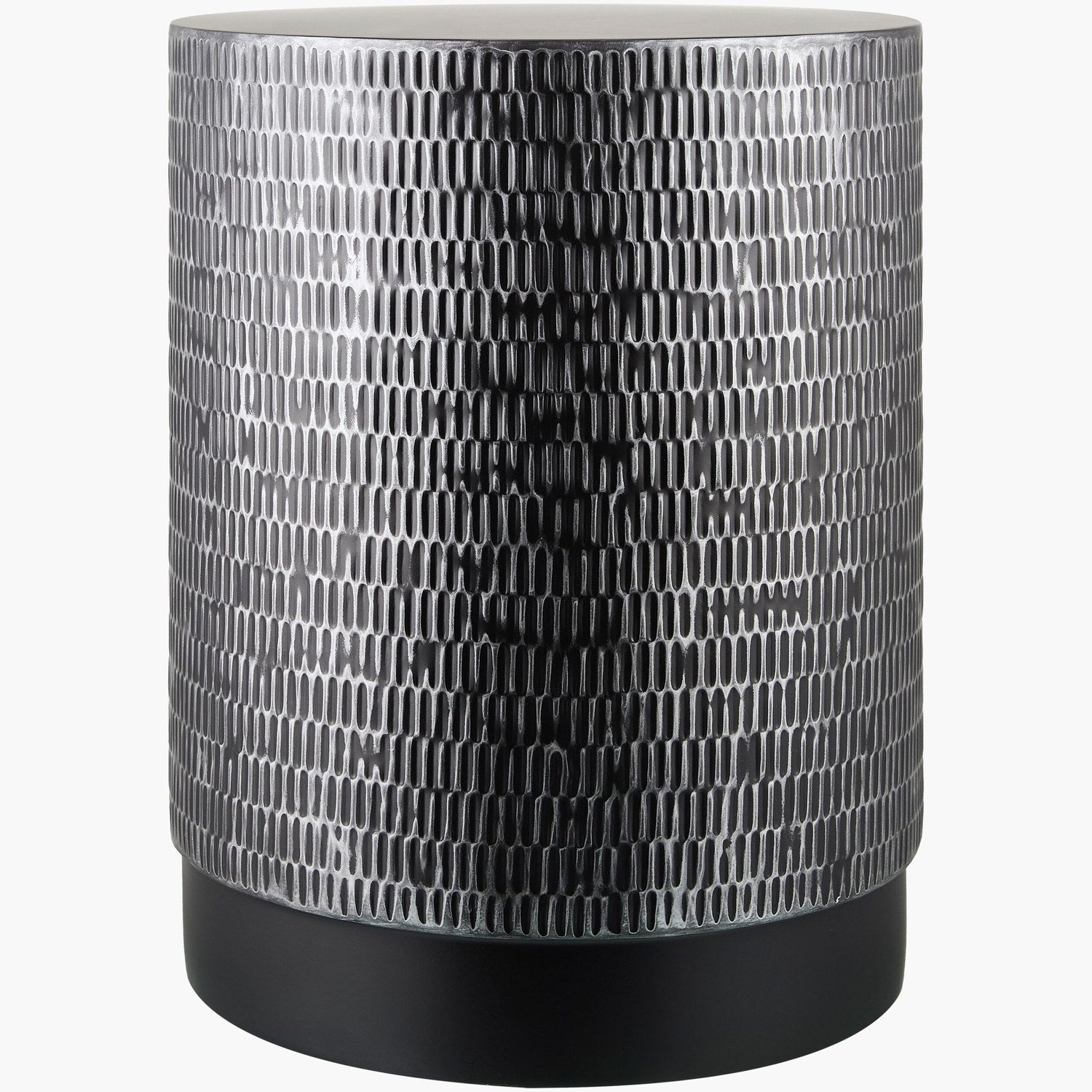 Amenet End Table in Silver Gray