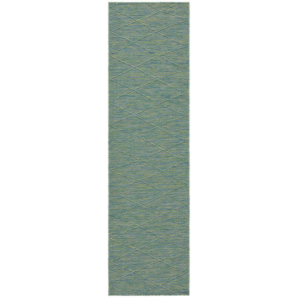 Practical Solutions PSL01 Blue Green Rug #color_blue green