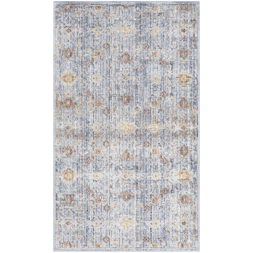 Timeless Classics TMC02 Blue Ivory Rug #color_blue ivory
