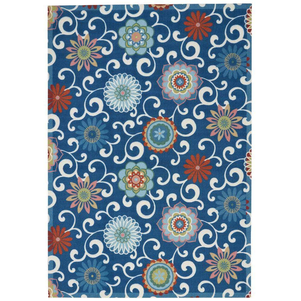 Sun & Shade SND84 Blue/Multicolor Rugs #color_blue/multicolor
