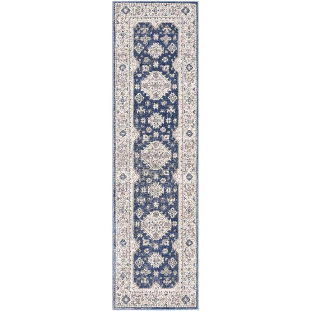 Series 4 SR403 Grey/Navy Rug #color_grey/navy
