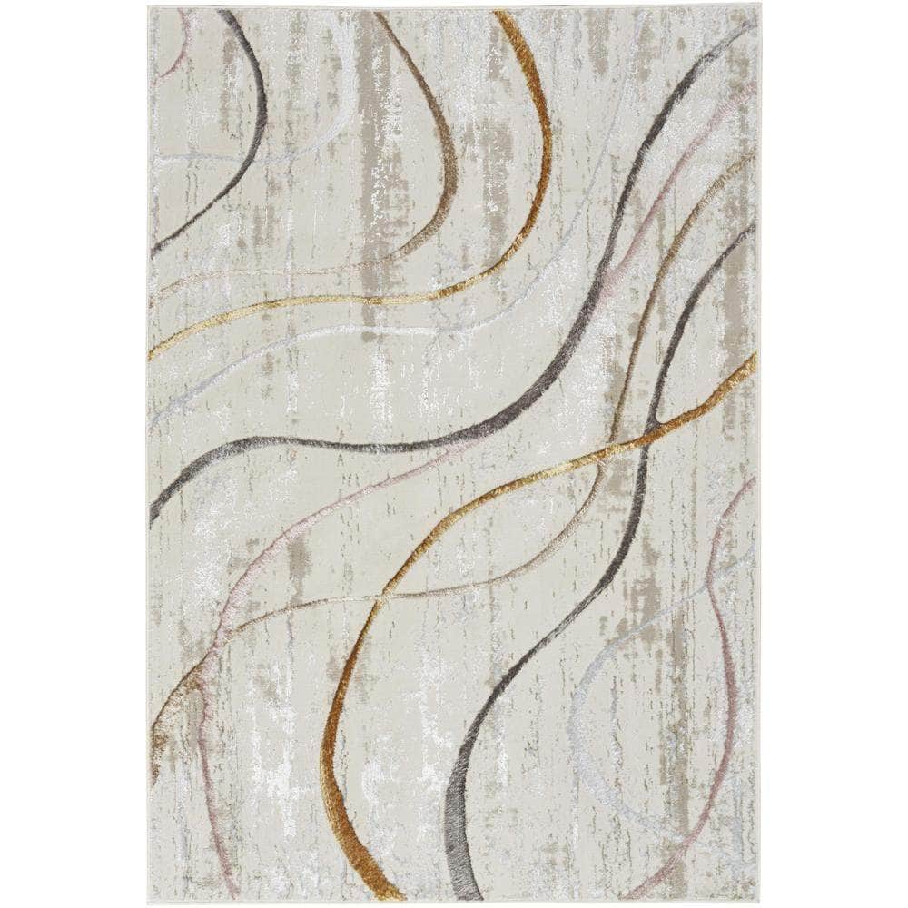 Glam GLM01 Ivory Multicolor Rugs #color_ivory multicolor