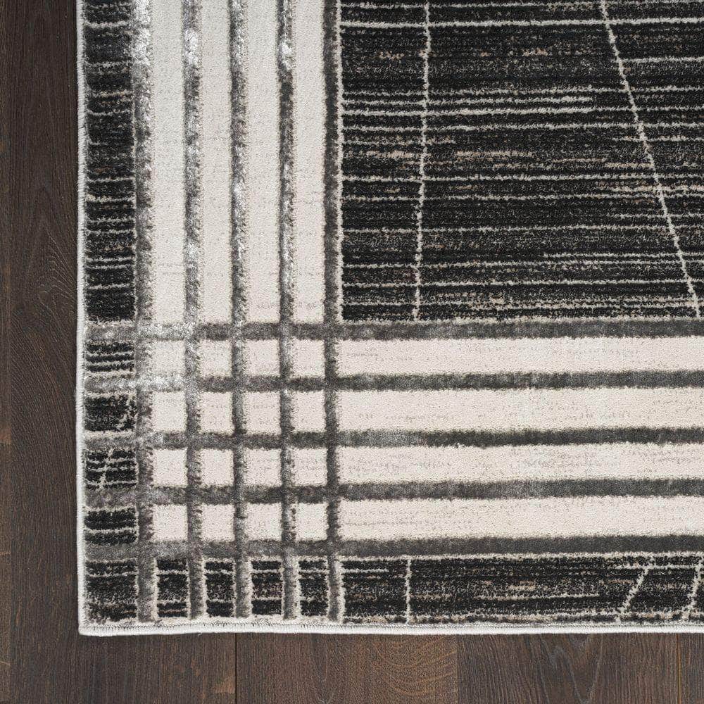 Desire DSR01 Charcoal Silver Rug #color_charcoal silver