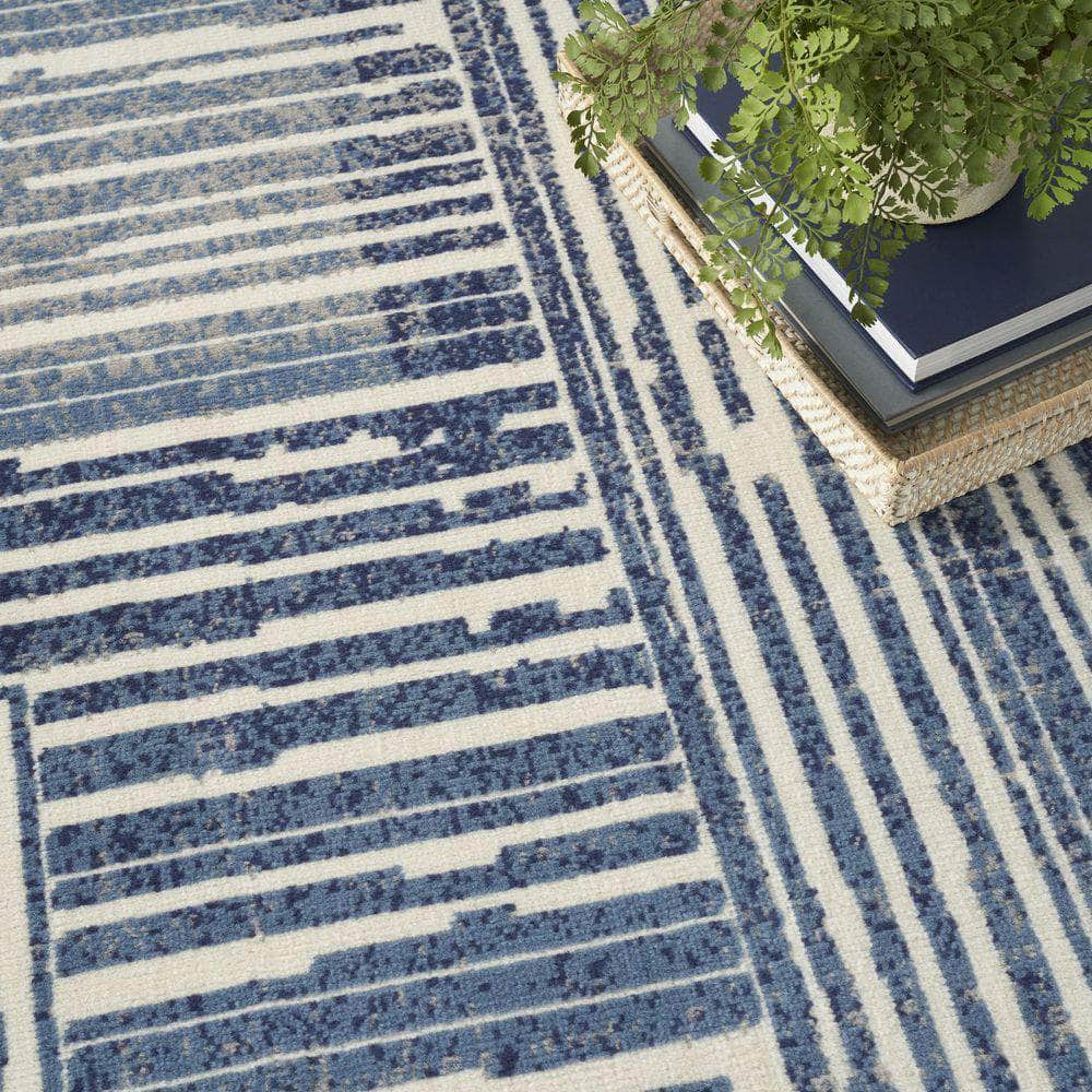 Grafix GRF42 Blue Grey Rug #color_blue grey
