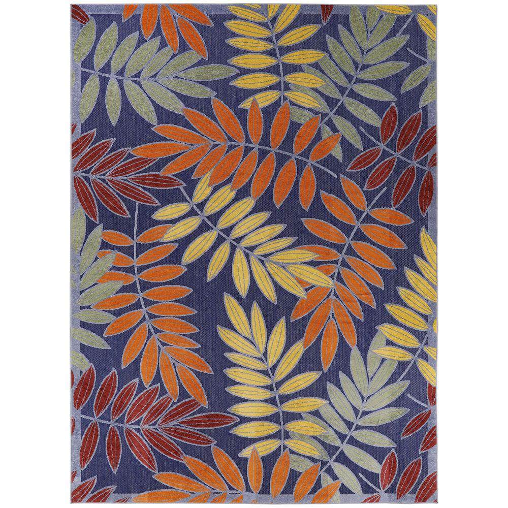 Aloha ALH18 Navy Multicolor Rug #color_navy multicolor