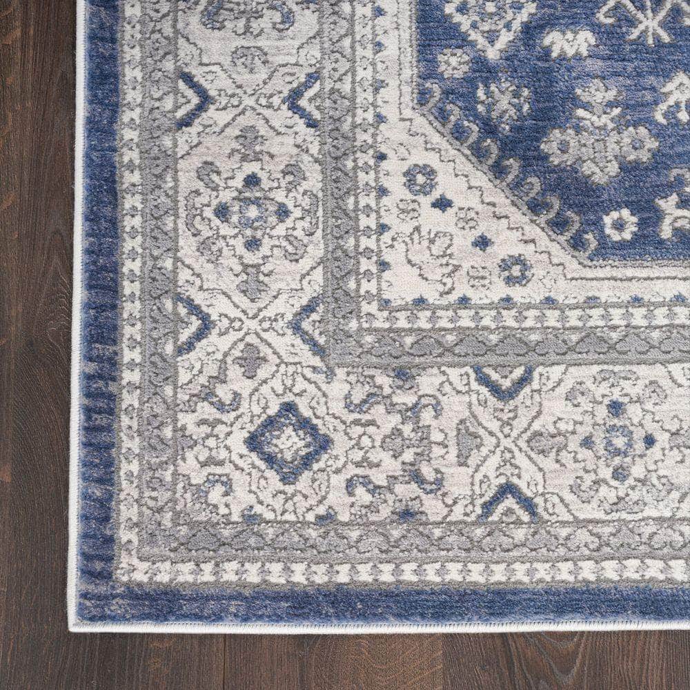 Series 4 SR403 Grey/Navy Rug #color_grey/navy