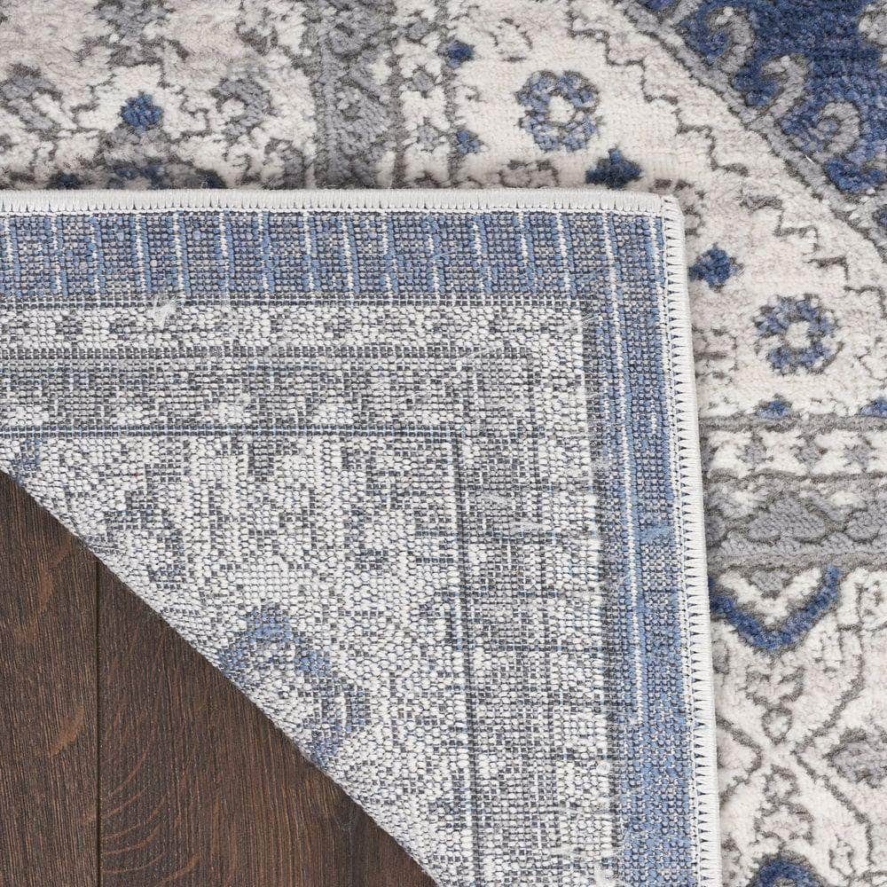 Series 4 SR403 Grey/Navy Rug #color_grey/navy