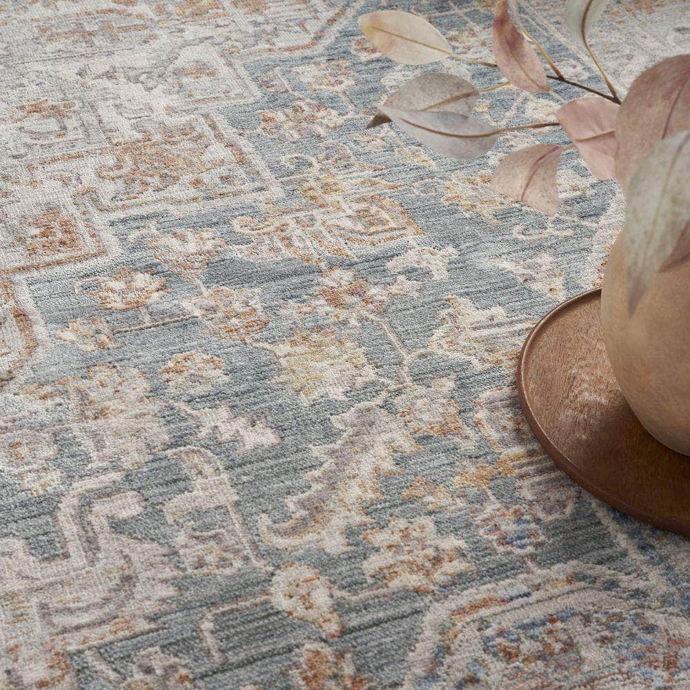 Timeless Classics TMC01 Ivory Blue Rug #color_ivory blue