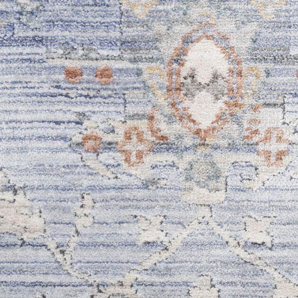 Timeless Classics TMC02 Blue Ivory Rug #color_blue ivory