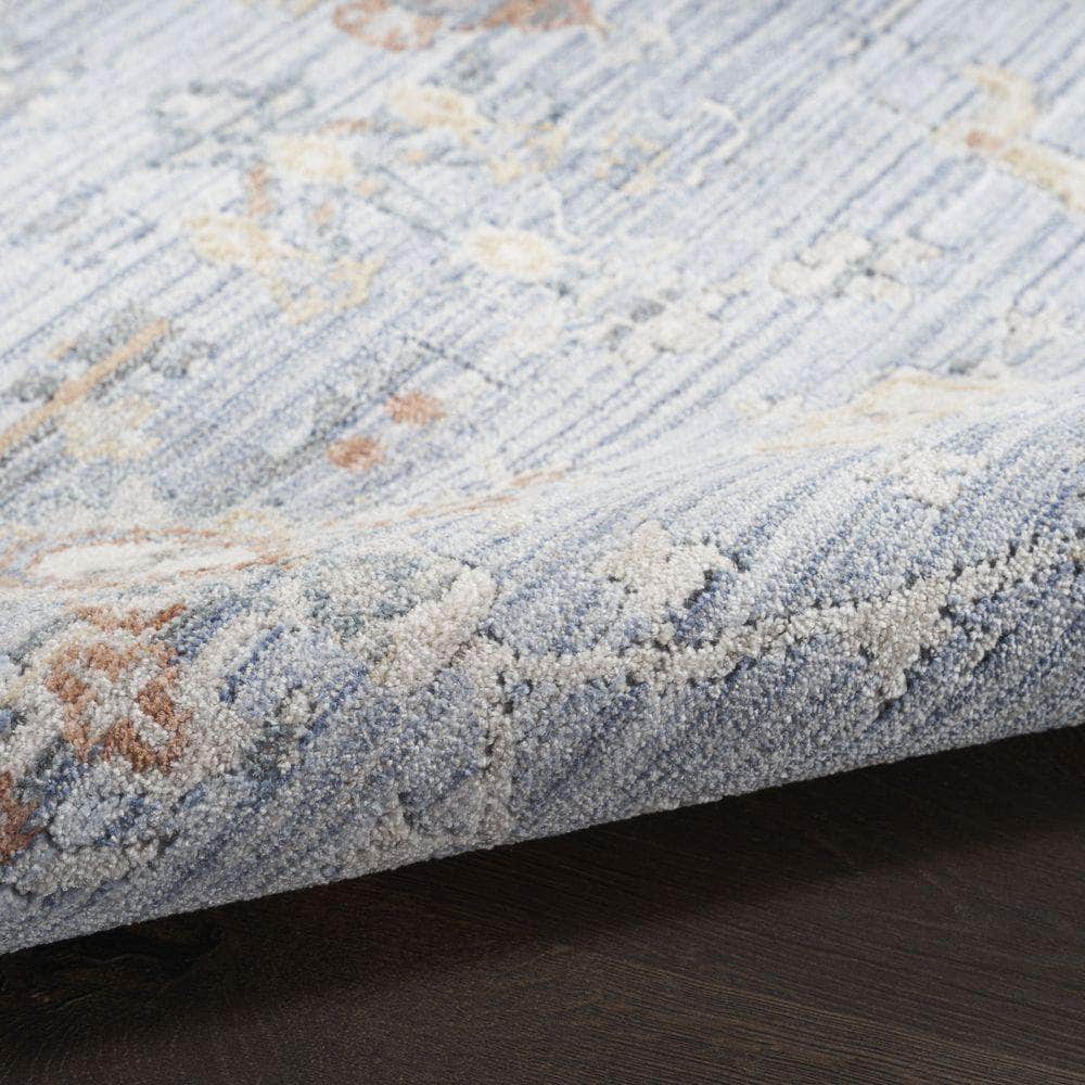 Timeless Classics TMC02 Blue Ivory Rug #color_blue ivory