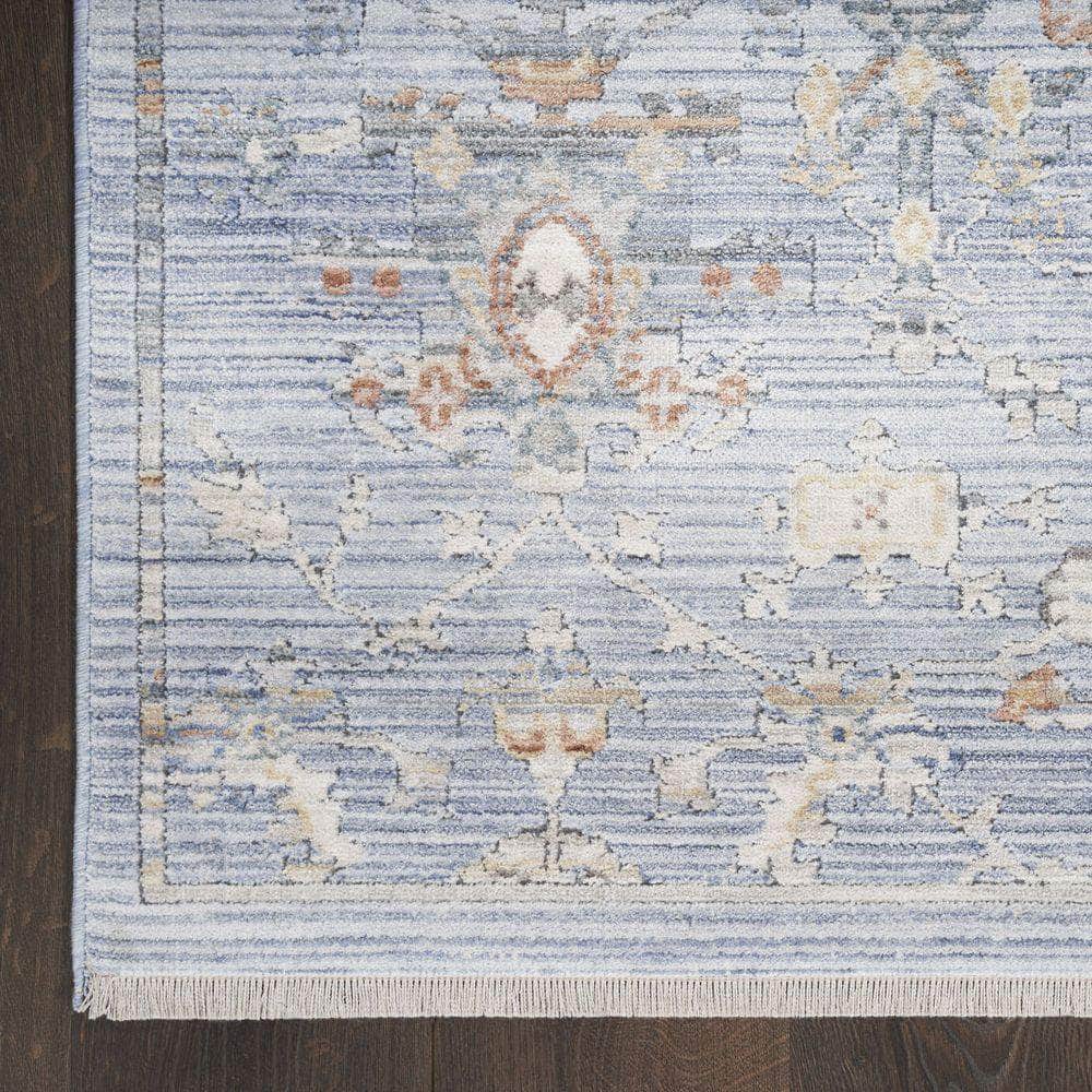Timeless Classics TMC02 Blue Ivory Rug #color_blue ivory
