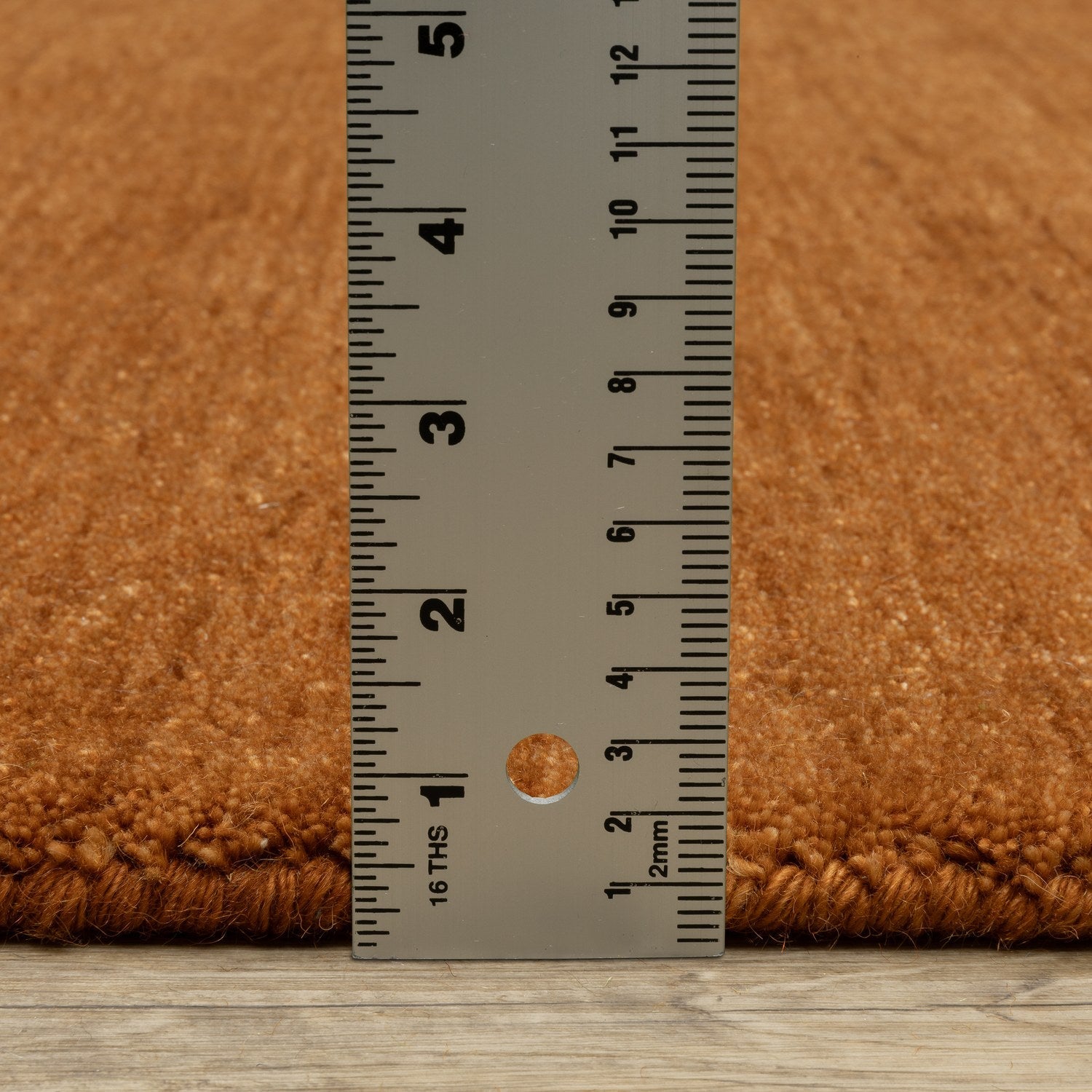 Aniston II Heathered Rust Solid Wool Rug - Aniston II 27118