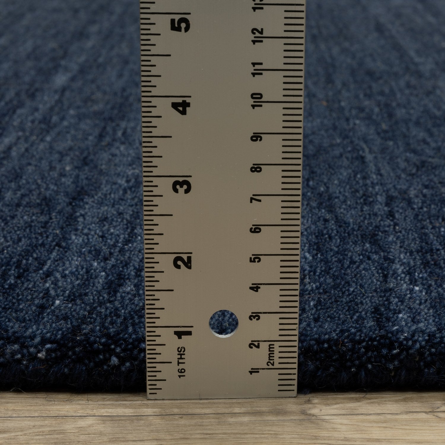 Aniston II Heathered Navy Solid Wool Rug - Aniston II 27119
